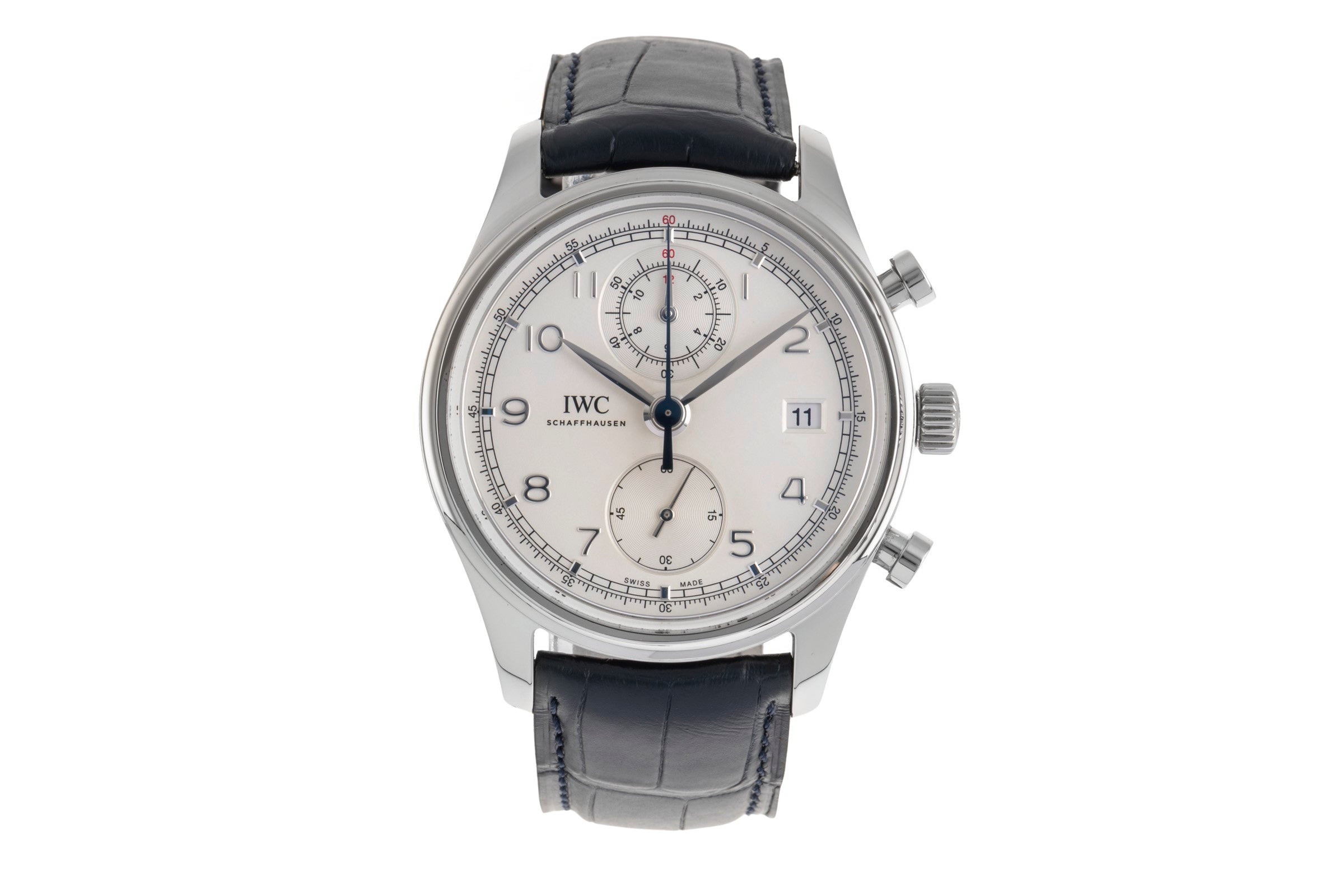 IWC Portugieser Classic Chronograph Automatik Stahl Ref. IW390403 Papiere 2014 [2506281]