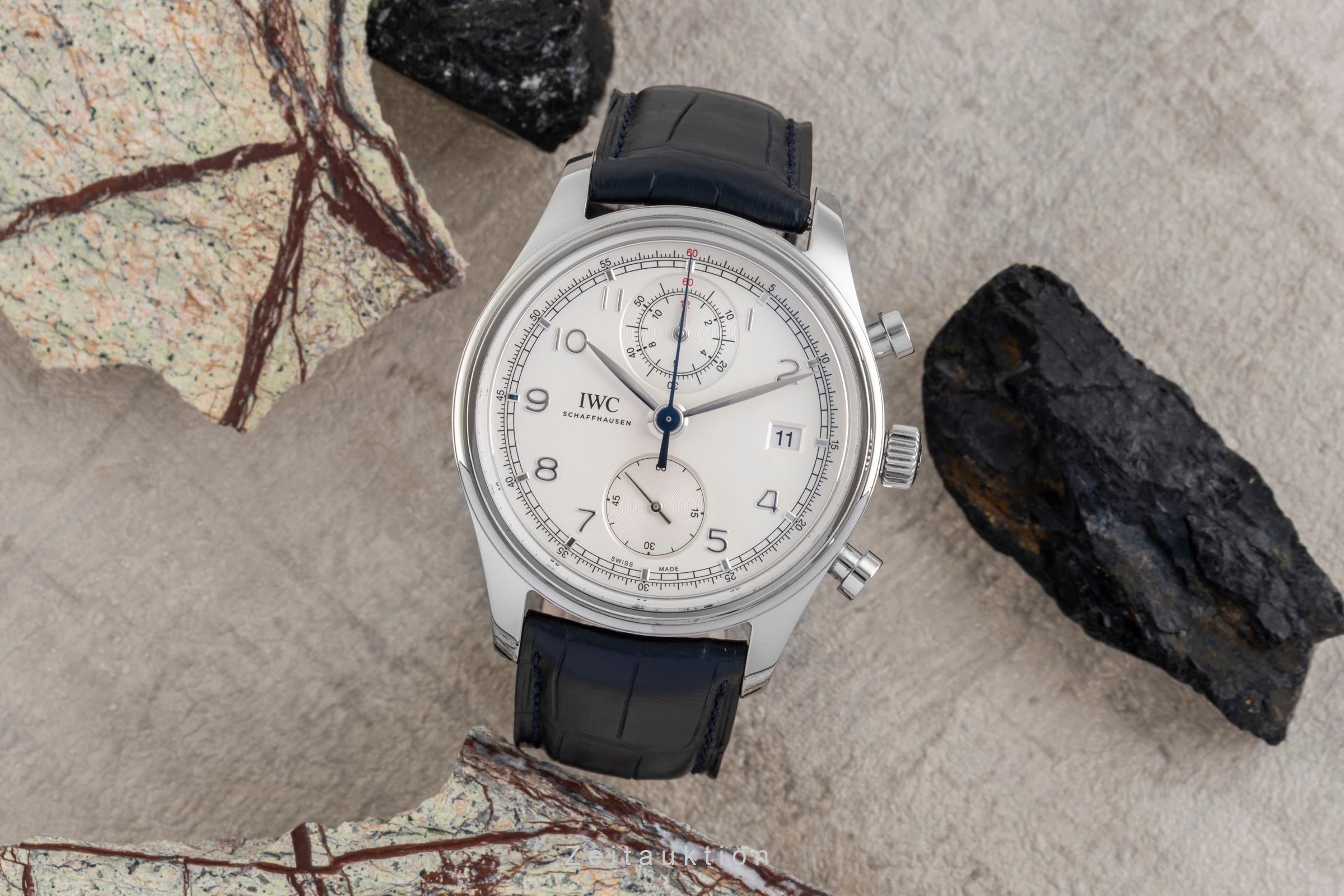 IWC Portugieser Classic Chronograph Automatik Stahl Ref. IW390403 Papiere 2014 [2506281]
