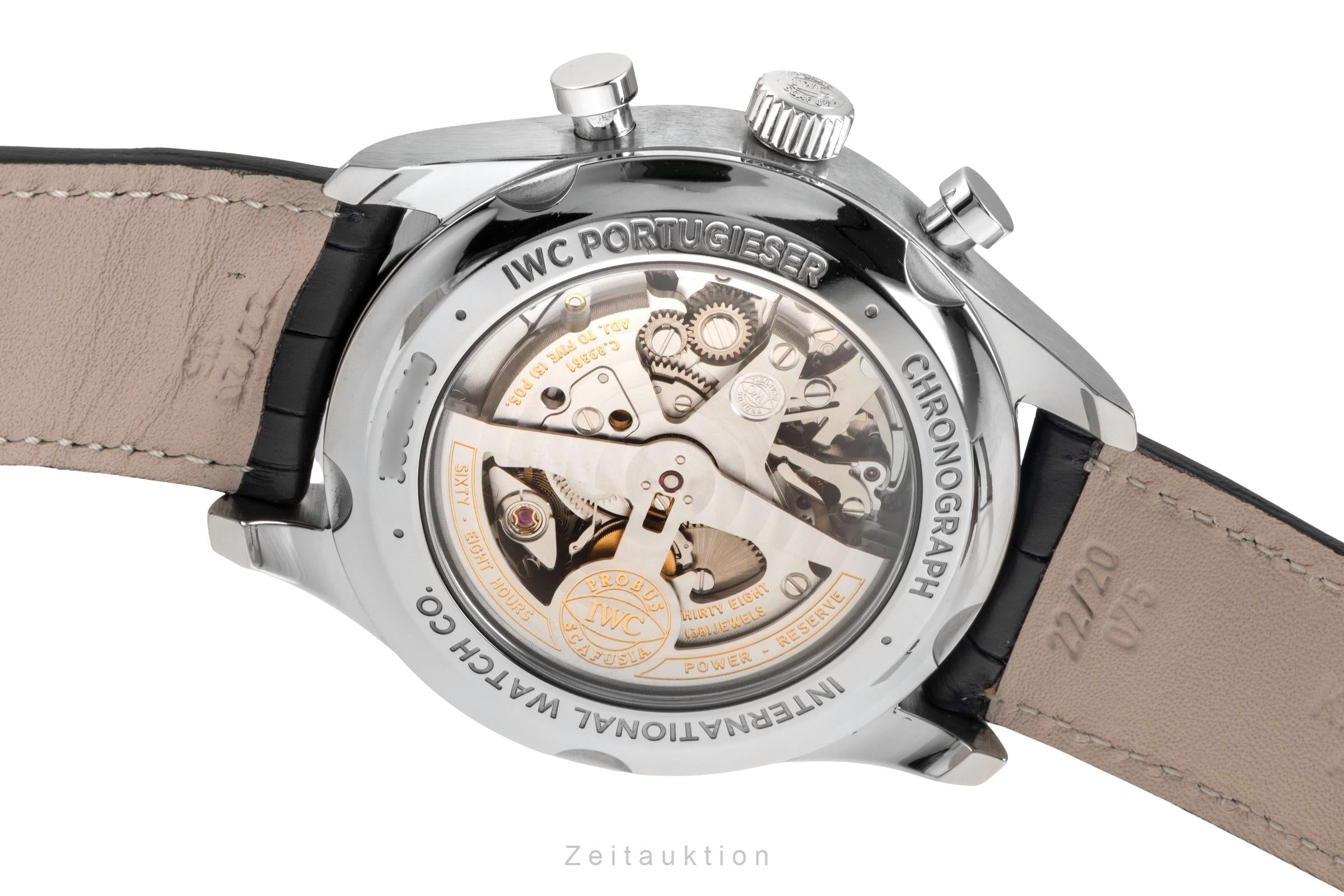 IWC Portugieser Classic Chronograph Automatik Stahl Ref. IW390403 Papiere 2014 [2506281]