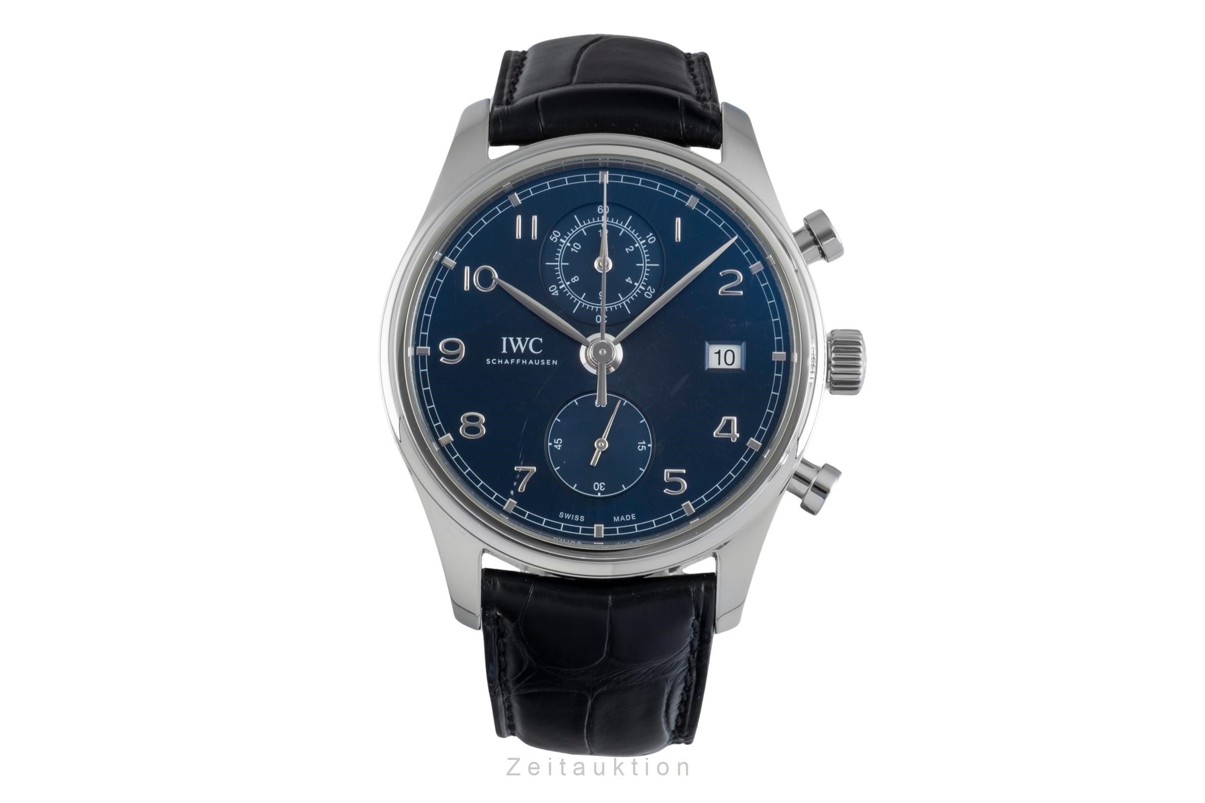 IWC Portugieser chronograph steel automatic men's watch IW390303  [2506282]