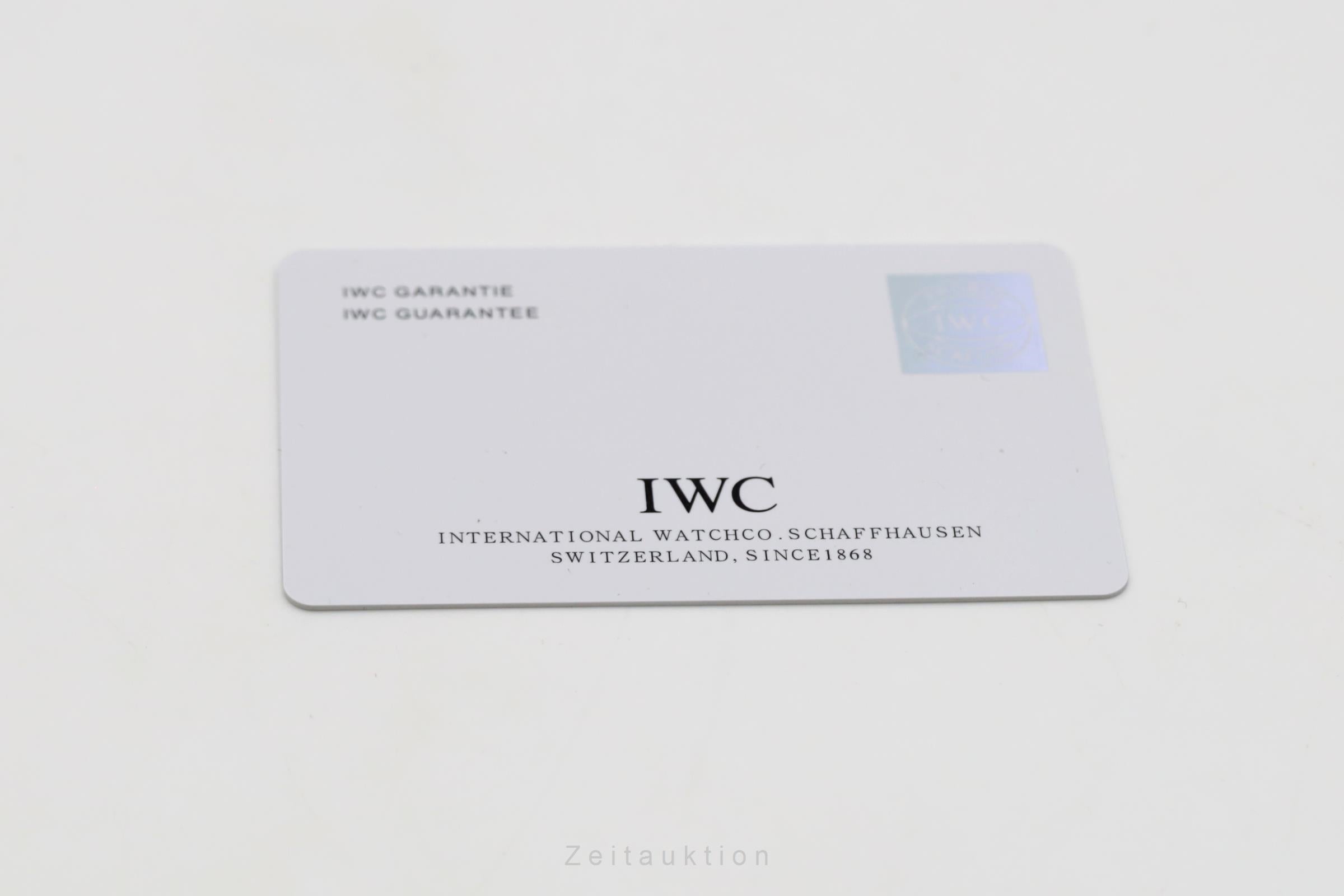 IWC Portugieser chronograph steel automatic Kal. C.89361 Ref