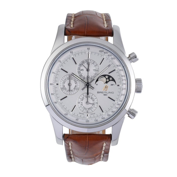 Breitling Transocean chronograph steel automatic men's watch A19310  [2506285]