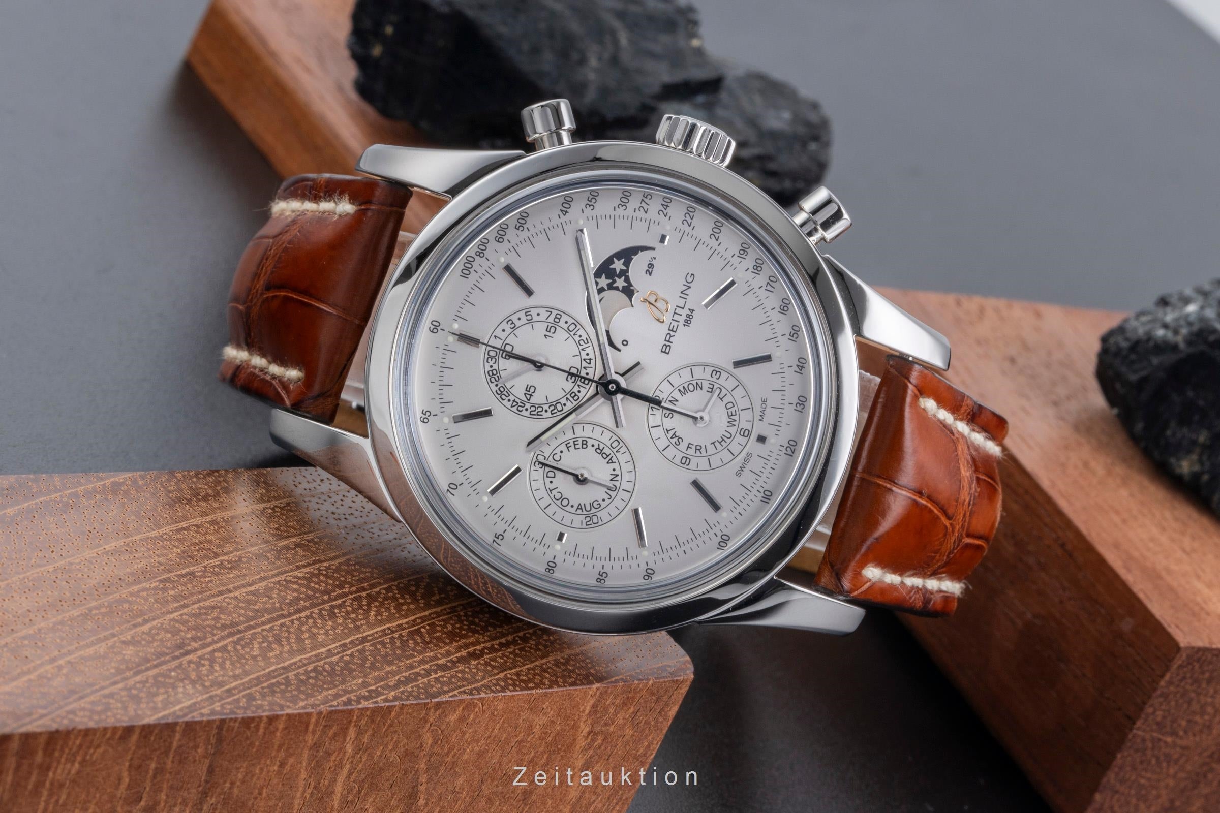 Breitling Transocean chronograph steel automatic men's watch A19310  [2506285]