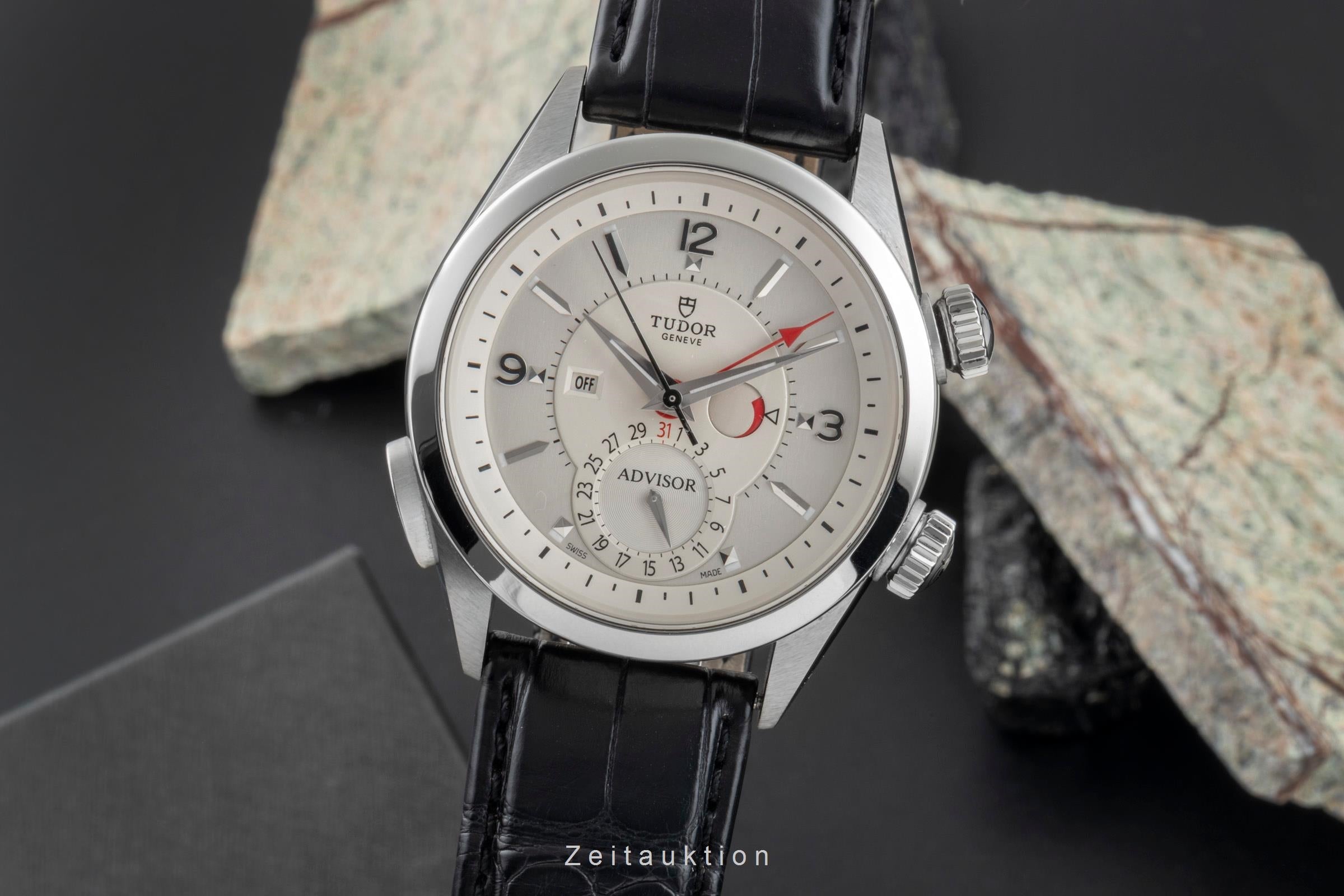 Tudor Heritage Advisor Automatik Edelstahl Herrenuhr Ref. 79620T Box & Papiere  [2506286]