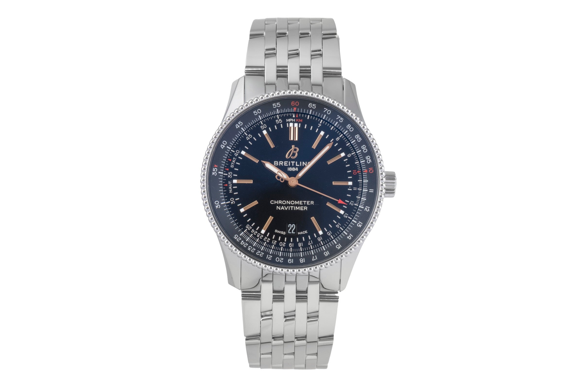 Breitling Navitimer steel automatic men's watch A17326241B1A1	 LP: 5700EUR  [2506288]