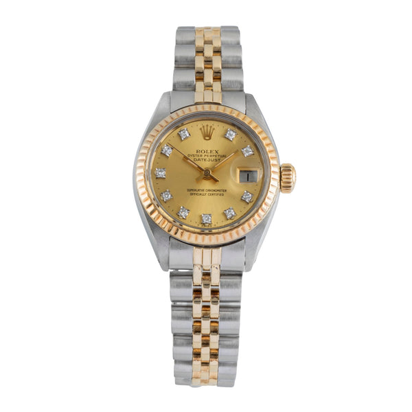Rolex Lady Datejust acier / or  automatique montre pour femmes 6917 Vintage  [2506293]