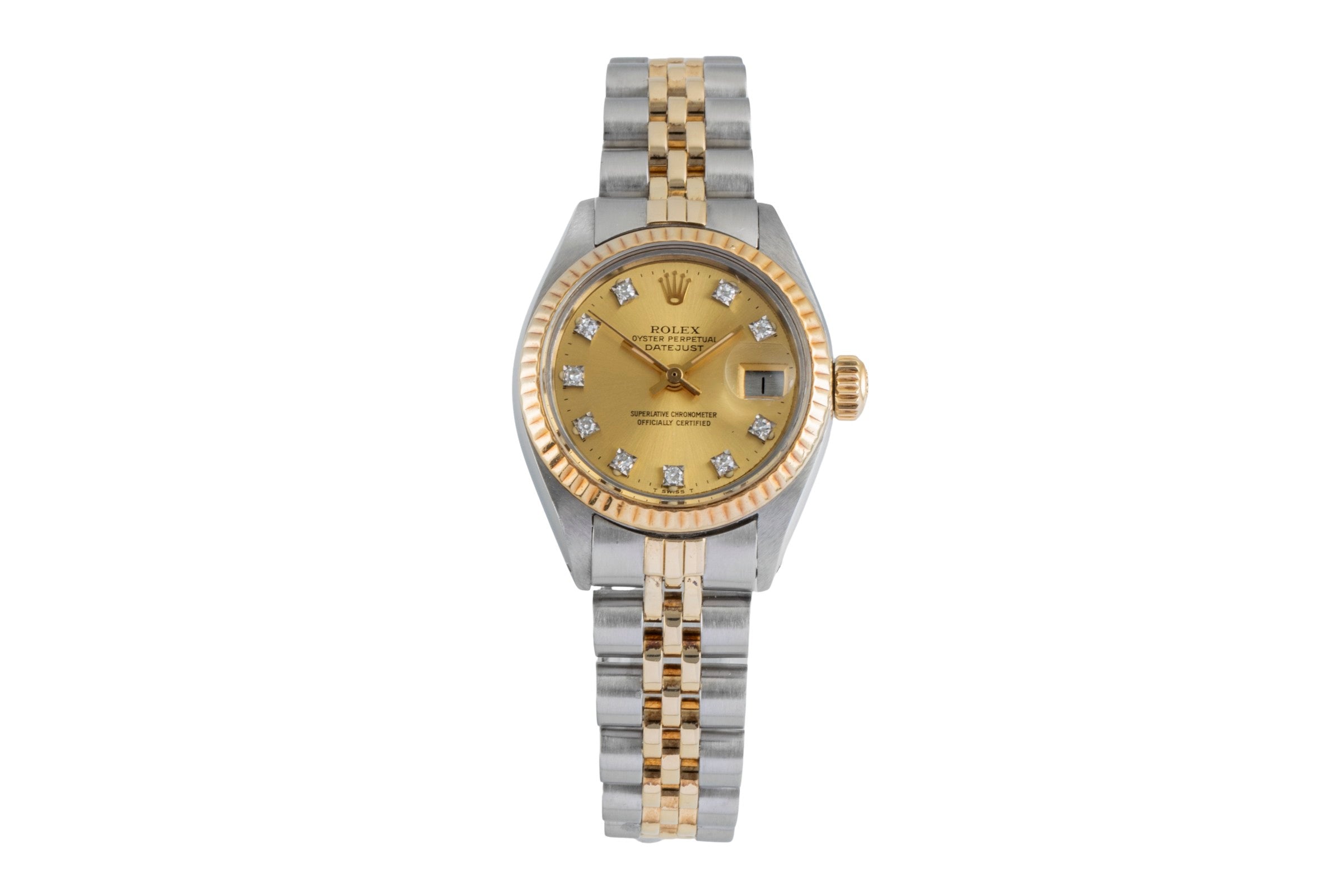 Rolex Lady Datejust acier / or  automatique montre pour femmes 6917 Vintage  [2506293]
