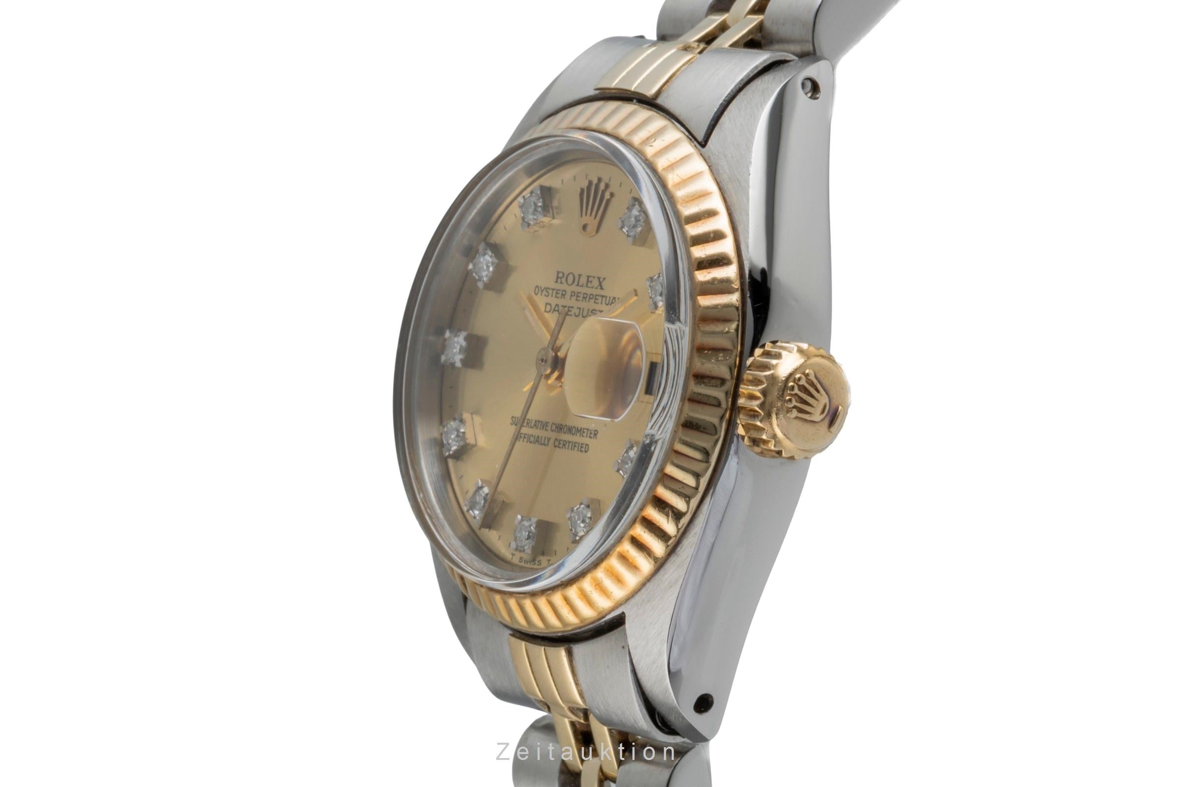 Rolex Lady Datejust acier / or  automatique montre pour femmes 6917 Vintage  [2506293]