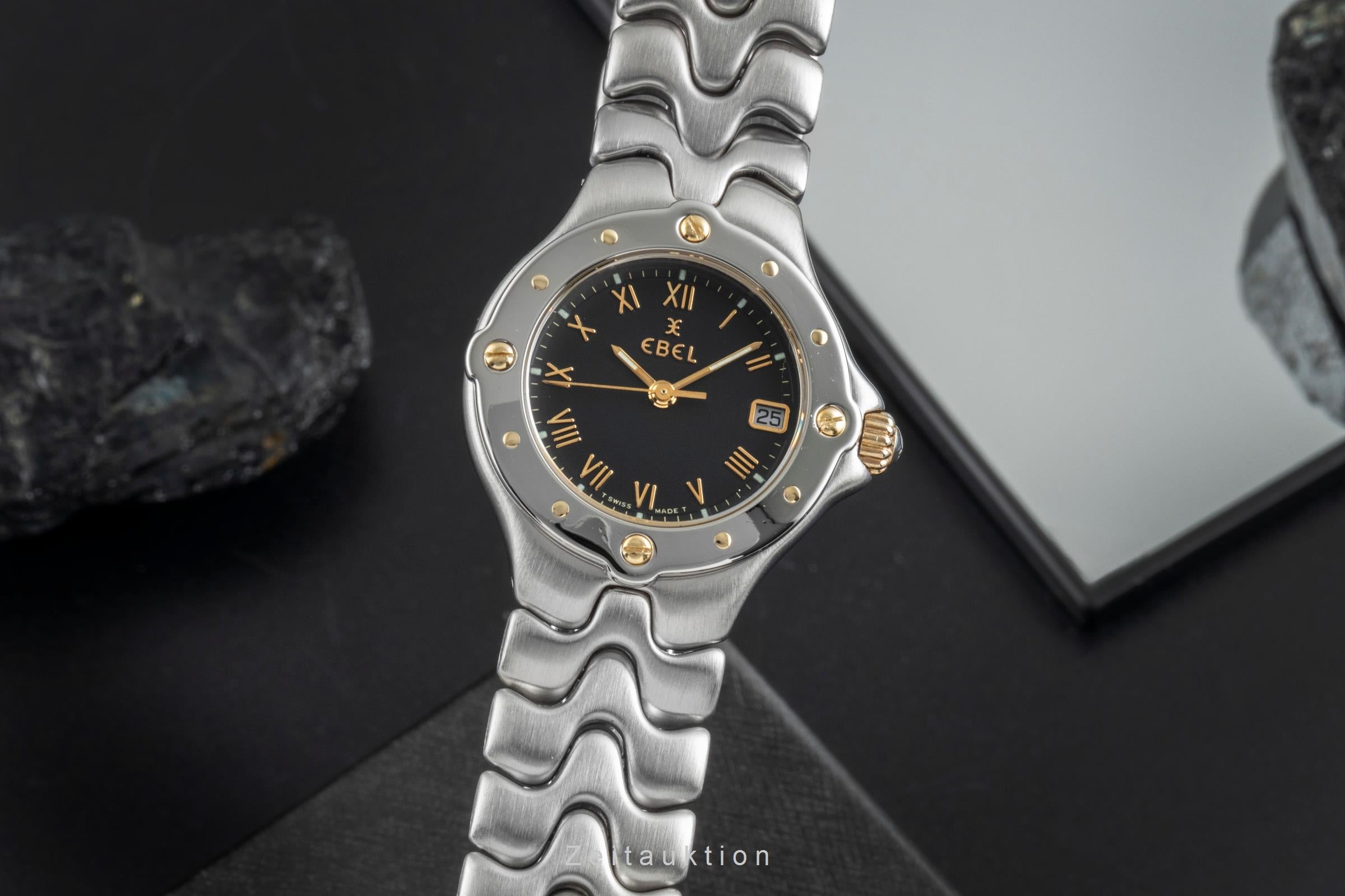 Ebel Sportwave Stahl / Gold Damenuhr Datum Ref. E6087621 [2506294]