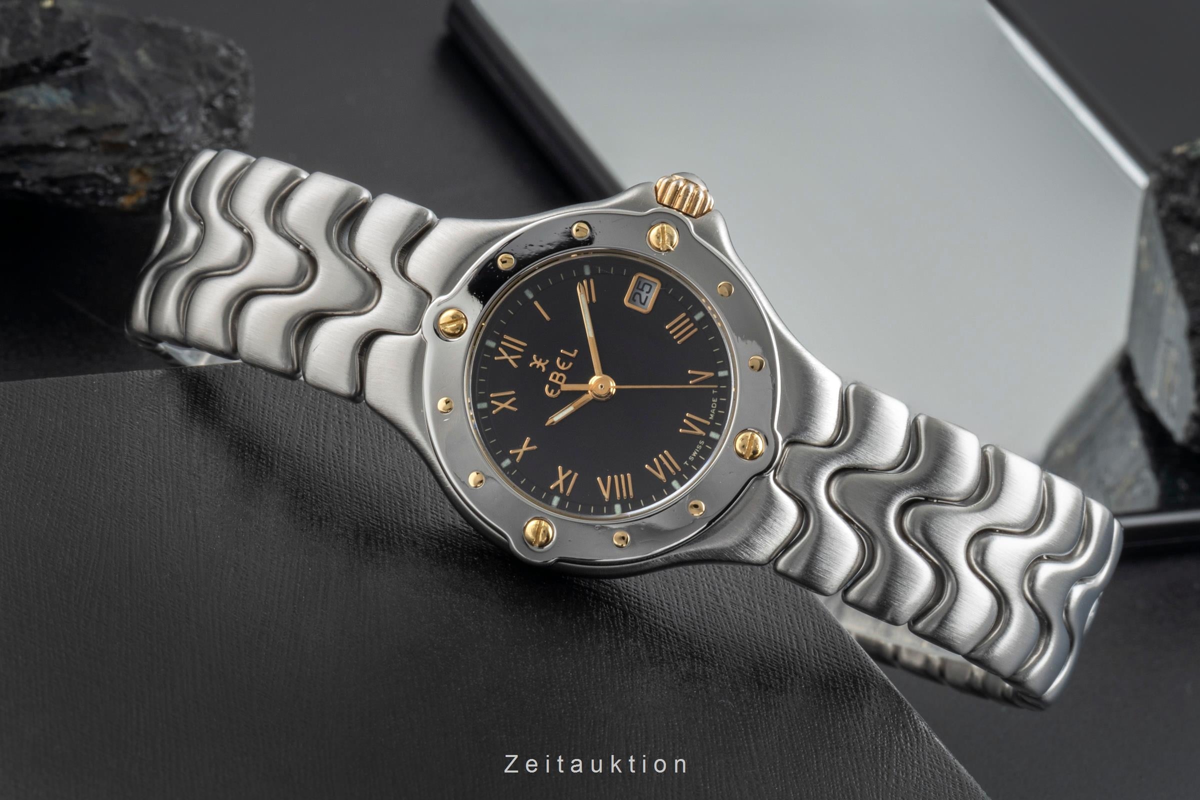 Ebel Sportwave steel / gold quartz women's watch E6087621  [2506294]