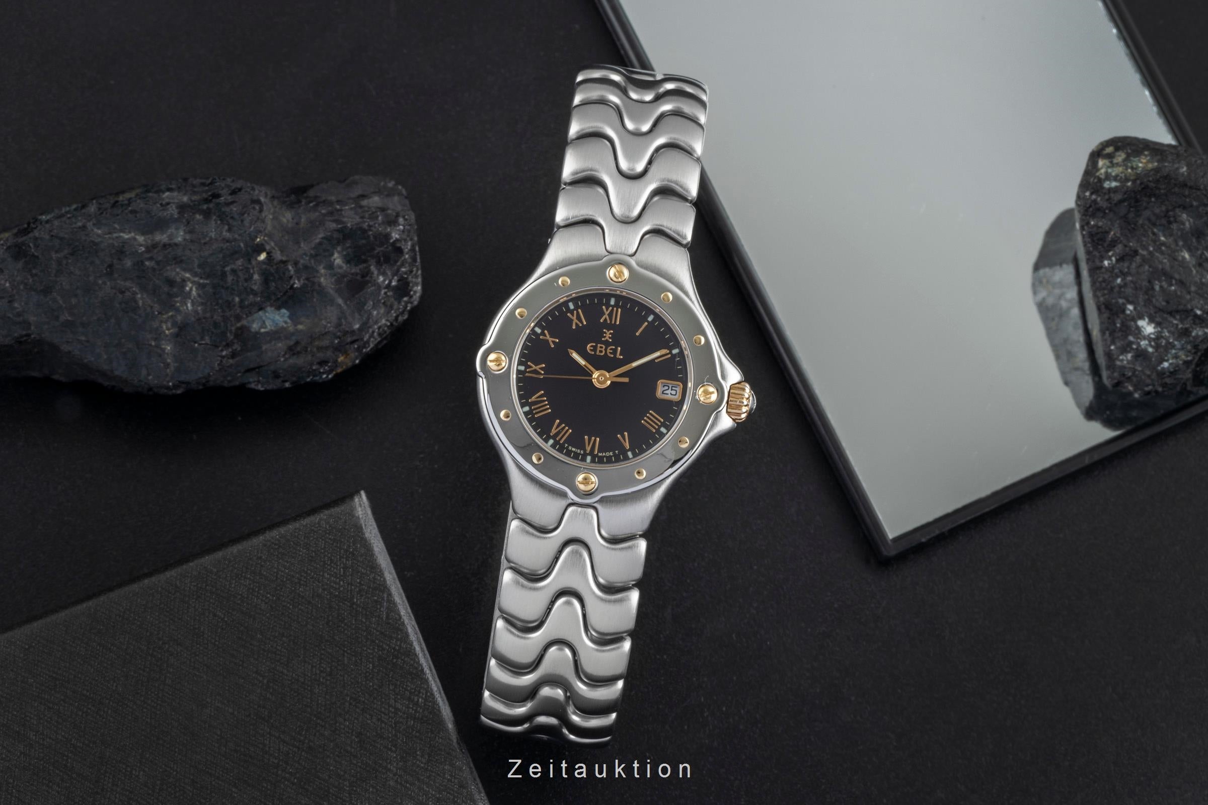 Ebel Sportwave steel / gold quartz women's watch E6087621  [2506294]