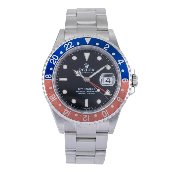 Rolex GMT-Master II acier automatique montre pour hommes 16710T  [2506295]
