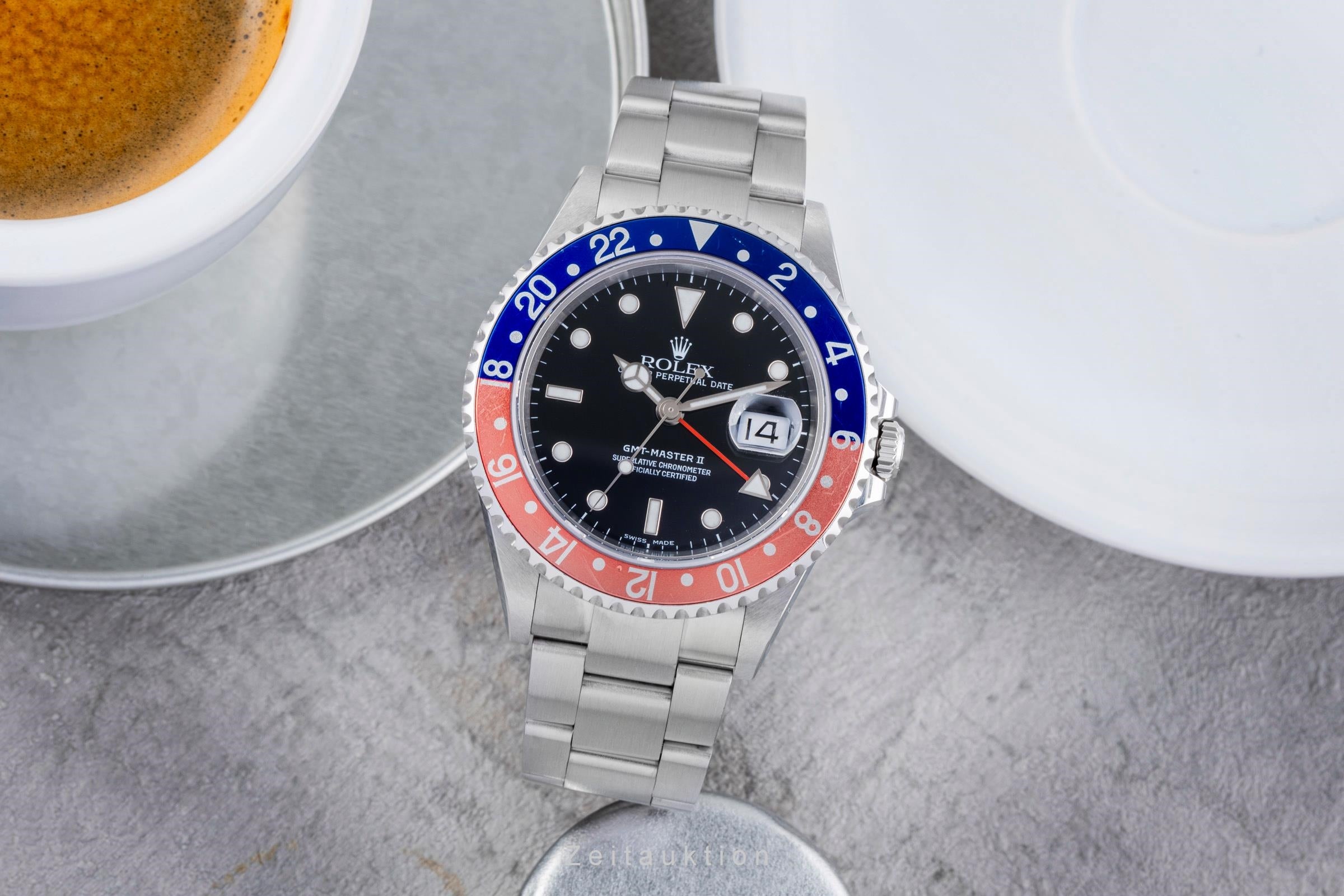 Rolex GMT-Master II acier automatique montre pour hommes 16710T  [2506295]