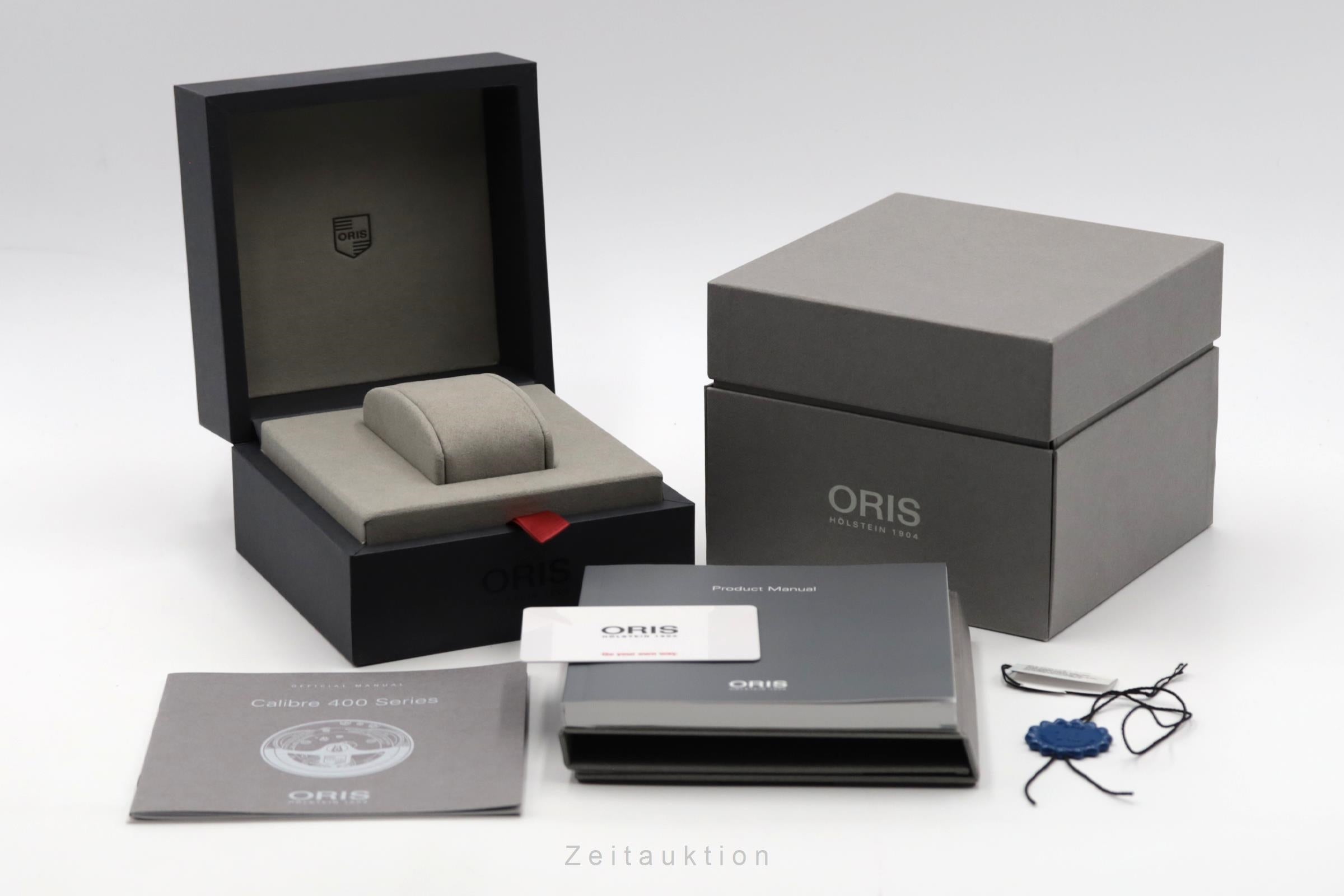 Oris Aquis Date acero automático reloj para caballeros 01 400 7769 4135-07 8 22 09PEB LP: 3500EUR  [2506299]