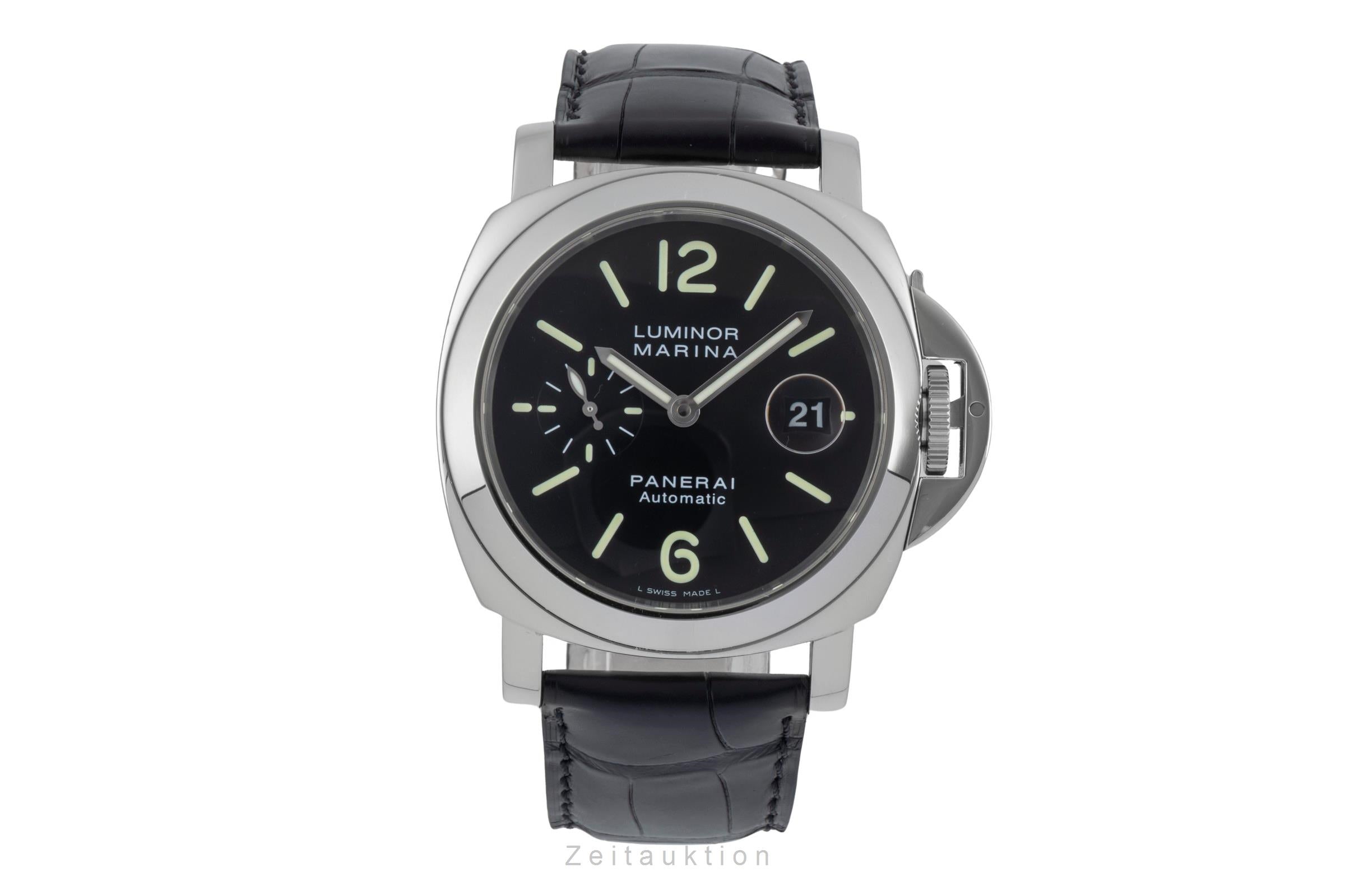 Panerai Luminor Marina acero automático reloj para caballeros PAM00104 LP: 8900EUR  [2506302]