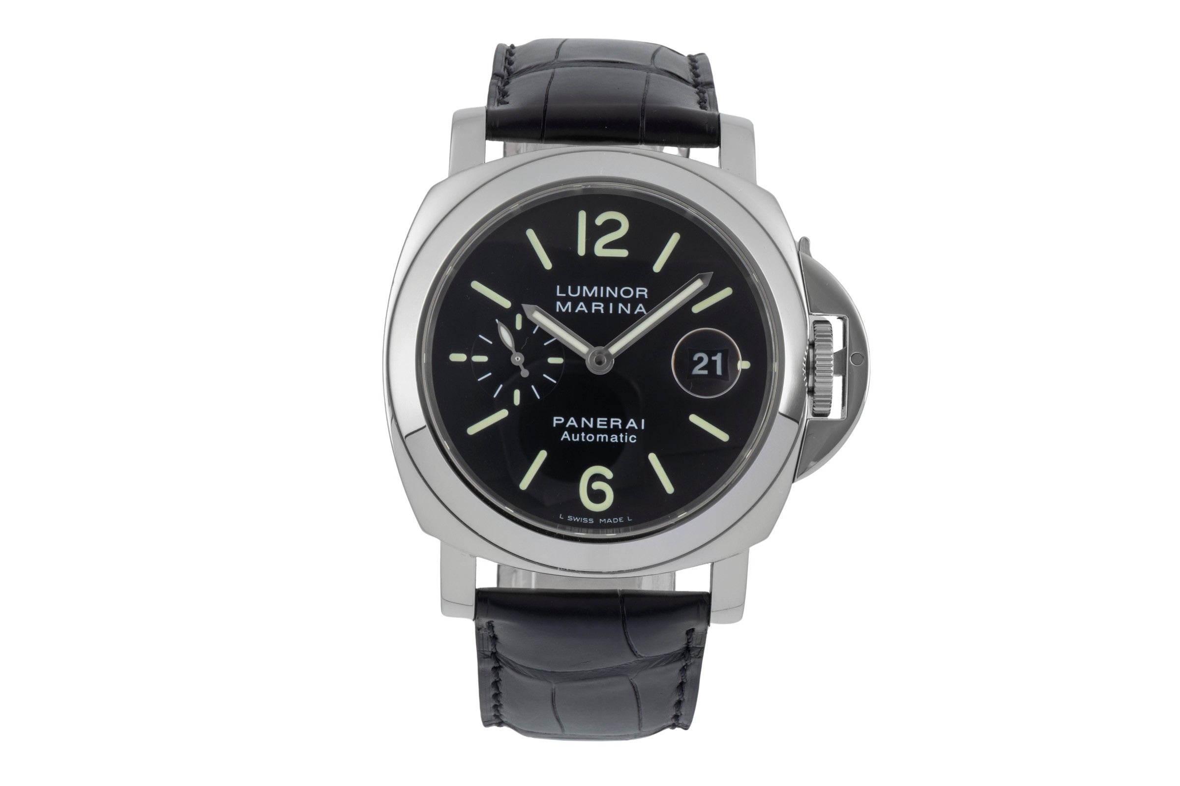 Panerai Luminor Marina Automatik Datum Edelstahl Herrenuhr Ref. PAM00104   [2506302]