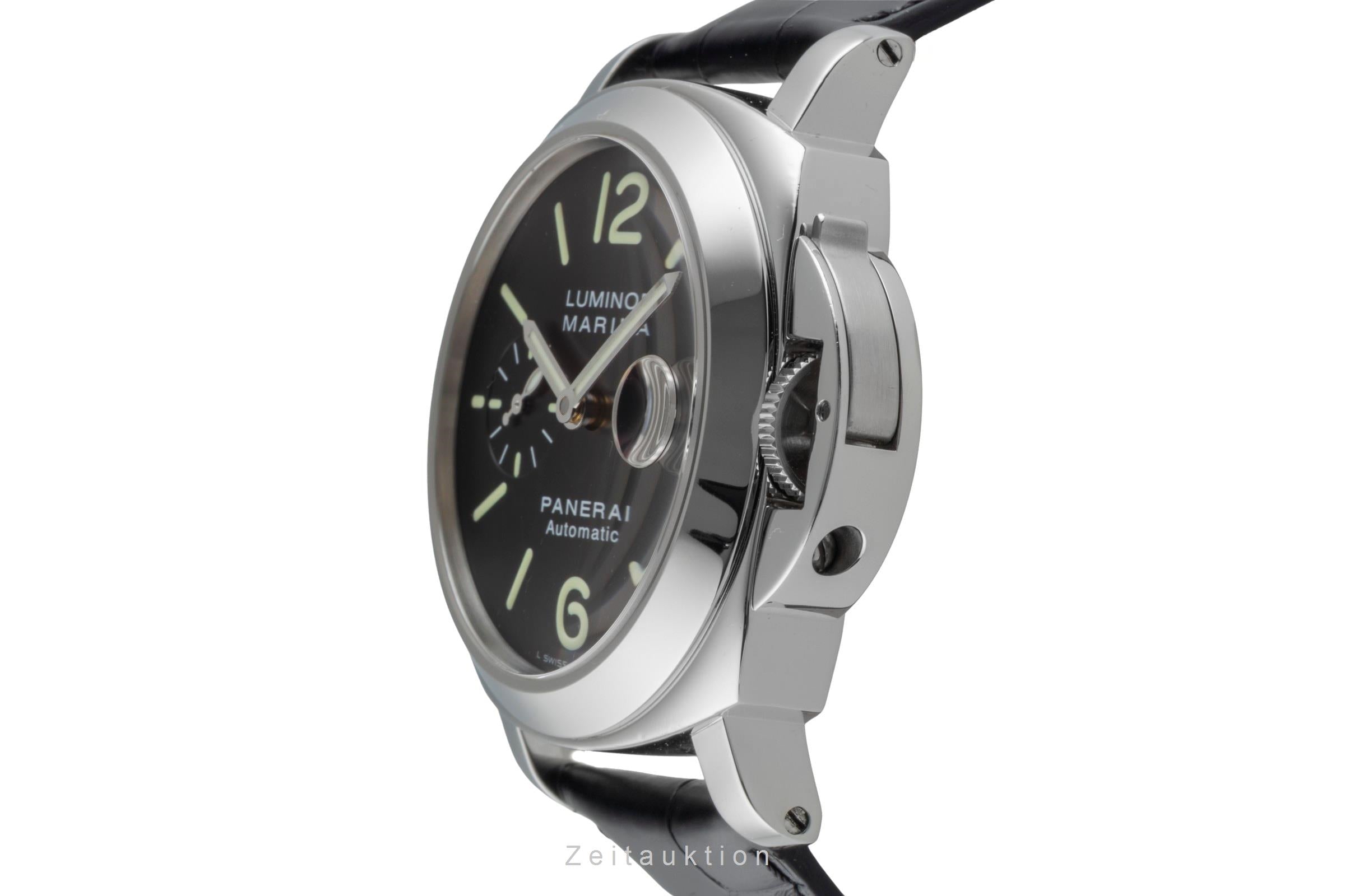 Panerai Luminor Marina acero automático reloj para caballeros PAM00104 LP: 8900EUR  [2506302]