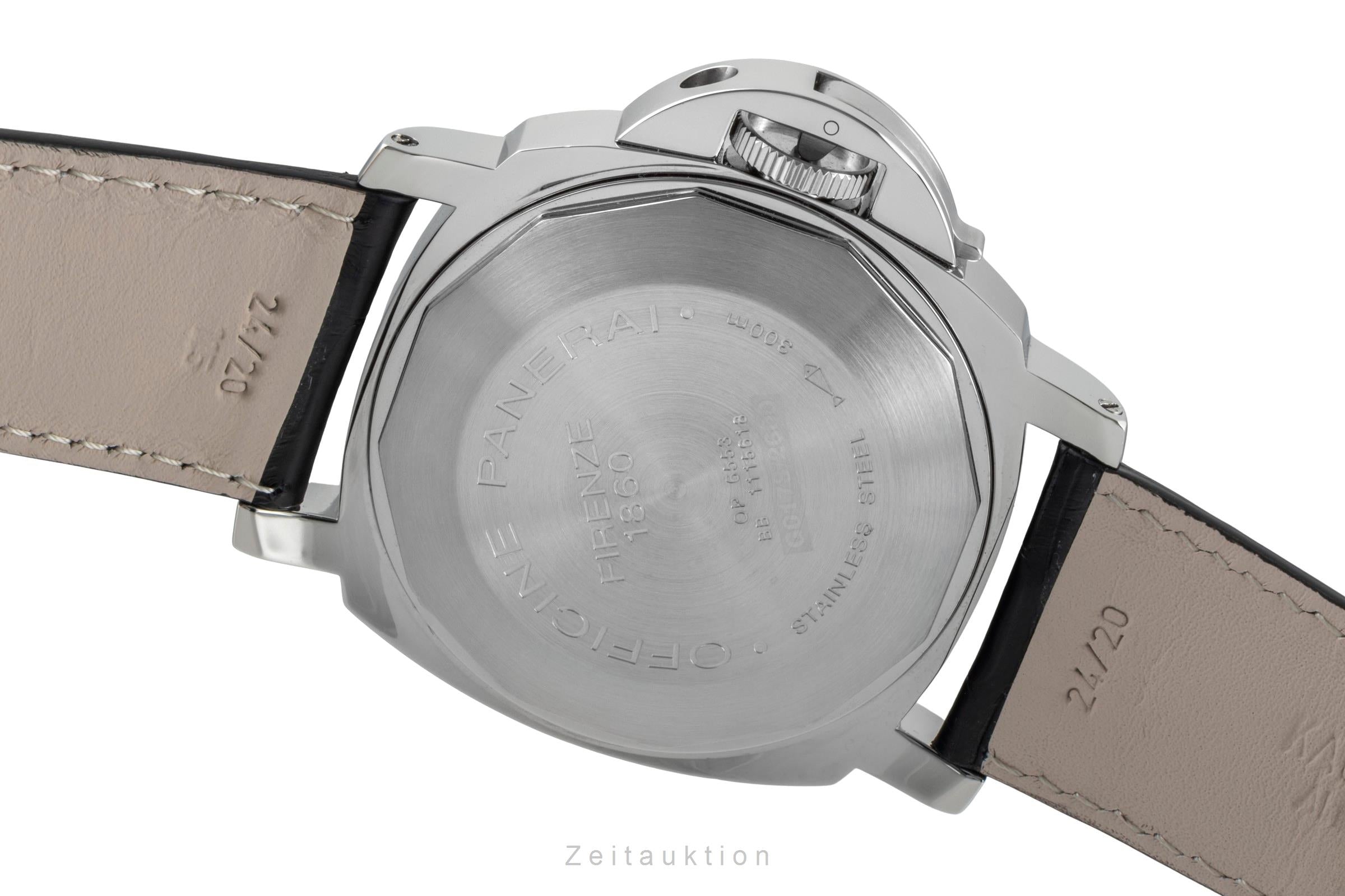 Panerai Luminor Marina acero automático reloj para caballeros PAM00104 LP: 8900EUR  [2506302]
