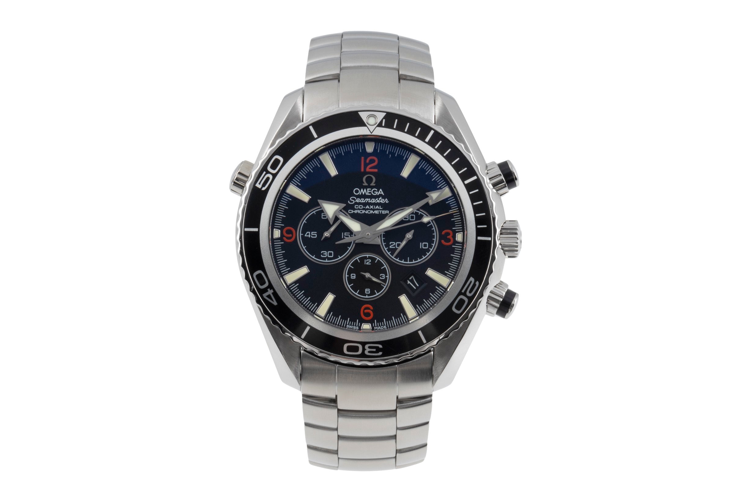 Omega Seamaster chronographe acier automatique montre pour hommes 2910.51.82  [2506306]