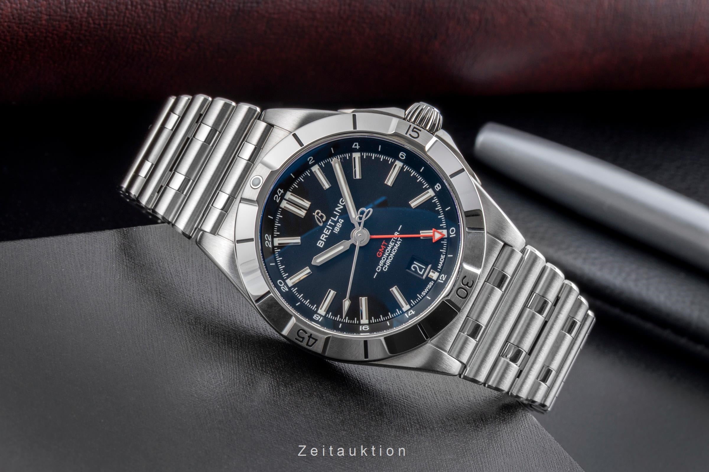 Breitling Chronomat acier automatique montre pour hommes A32398101B1A1 LP: 6300EUR  [2506308]