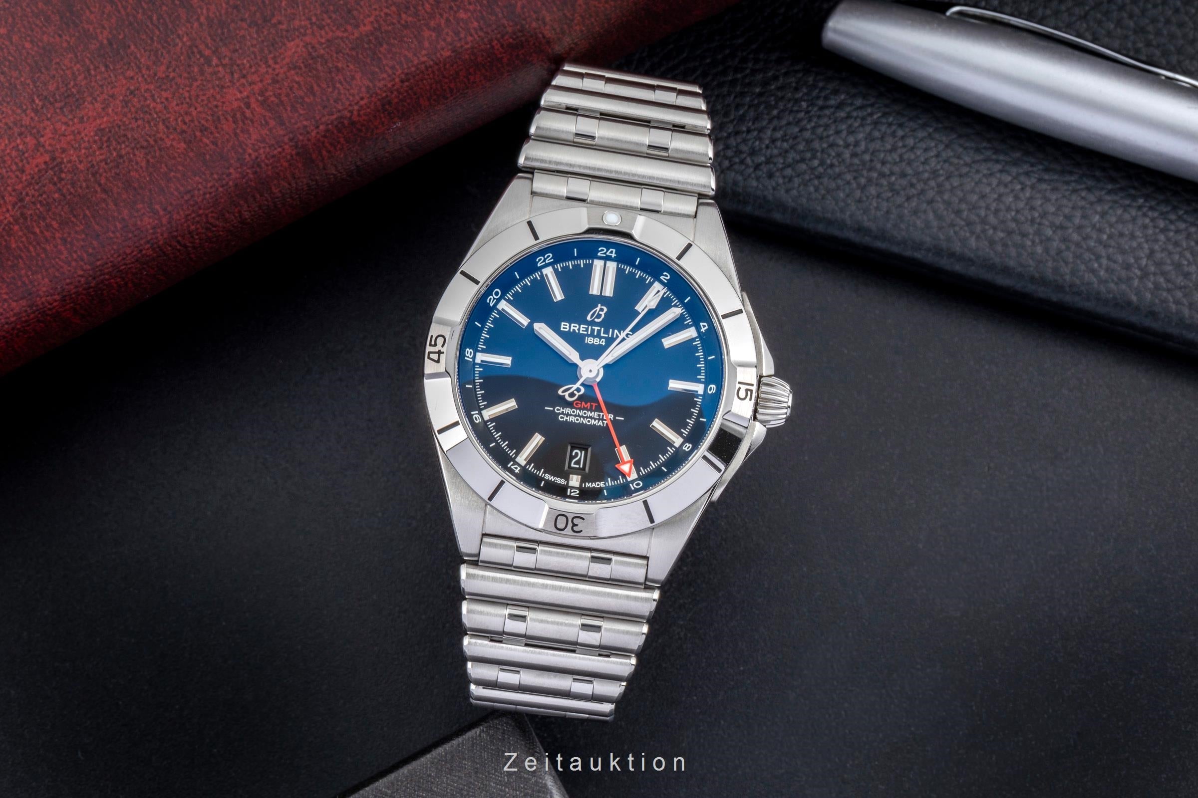 Breitling Chronomat acier automatique montre pour hommes A32398101B1A1 LP: 6300EUR  [2506308]