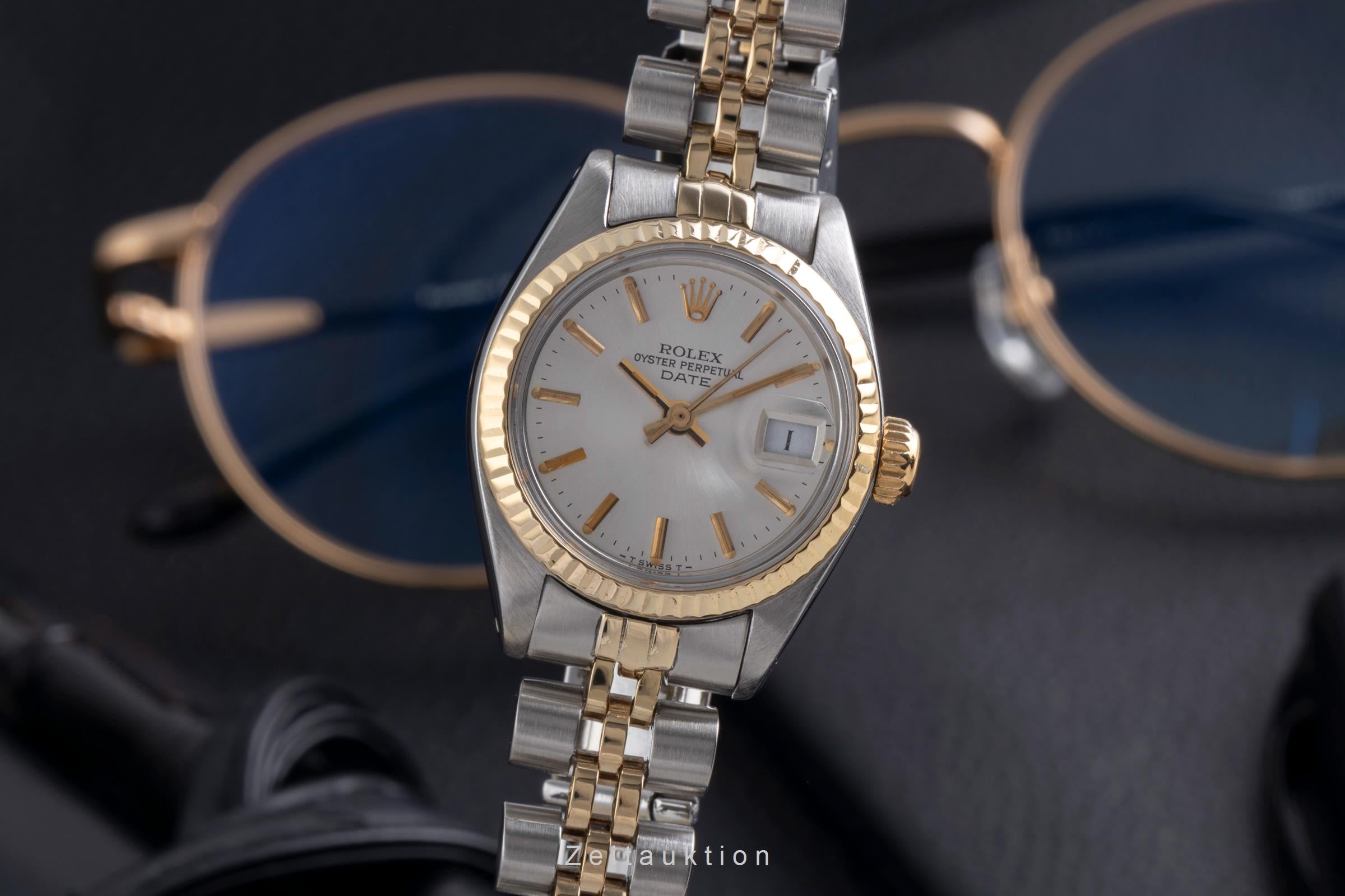 Rolex Datejust acier / or  automatique montre pour femmes 6917 Vintage  [2506309]
