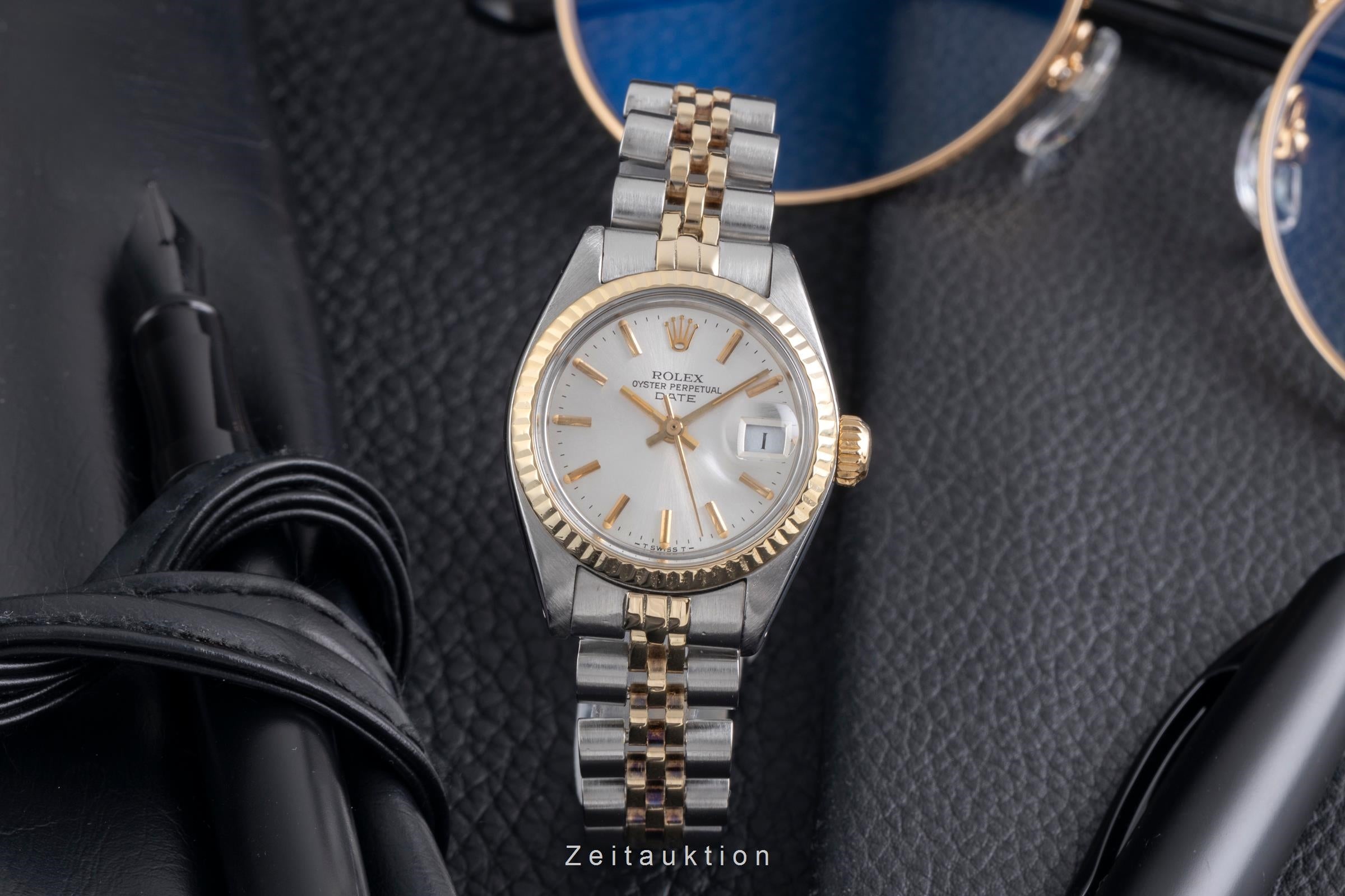 Rolex Datejust acier / or  automatique montre pour femmes 6917 Vintage  [2506309]