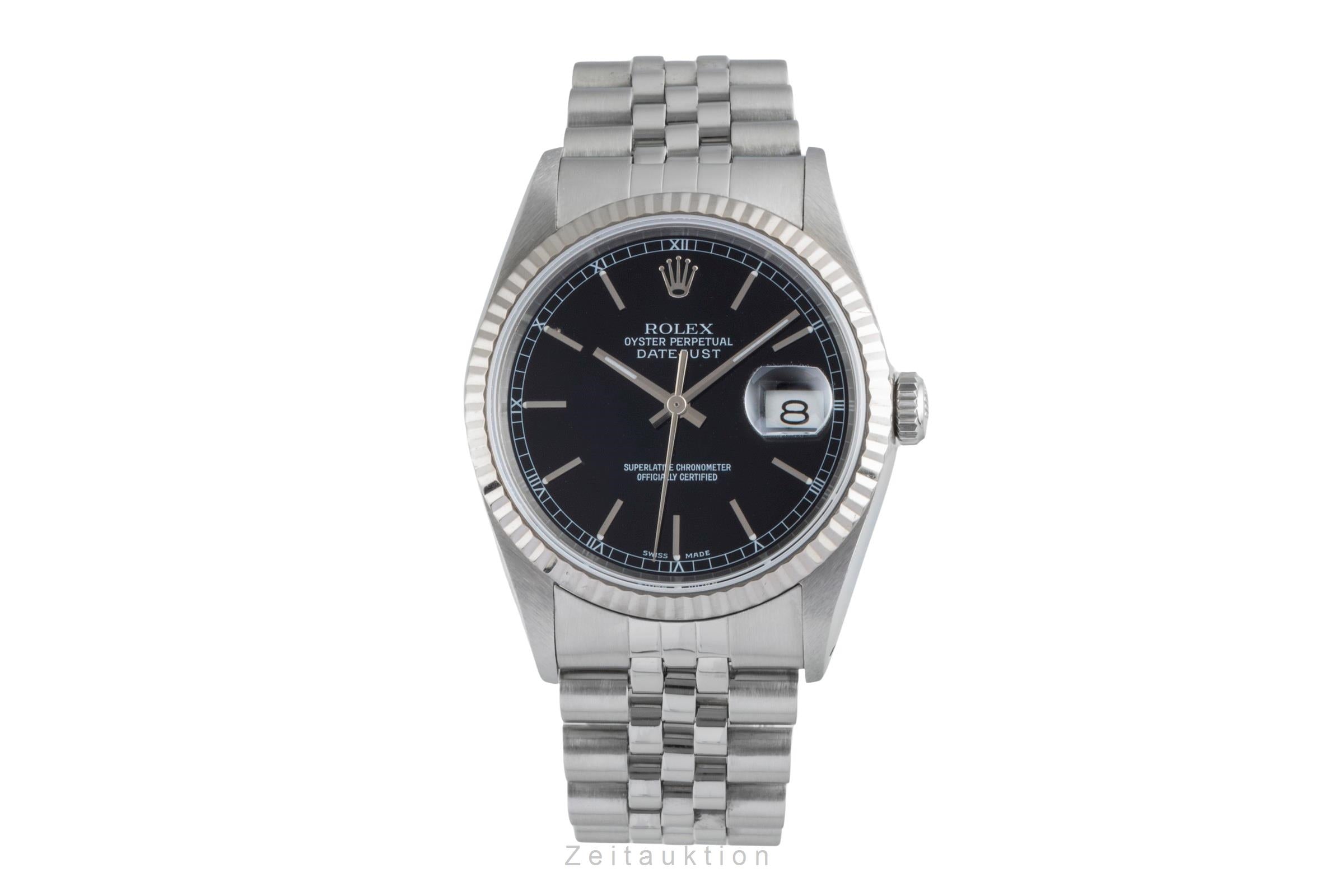 Rolex Datejust acero / oro blanco automático reloj para caballeros 16234  [2506311]