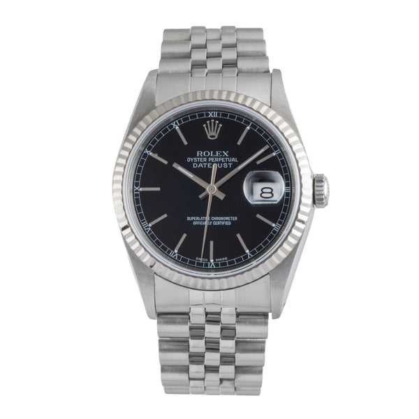 Rolex Datejust acero / oro blanco automático reloj para caballeros 16234  [2506311]
