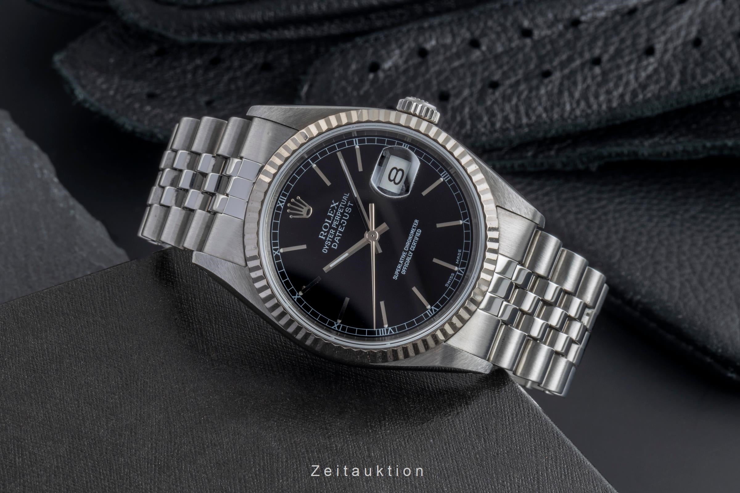 Rolex Datejust acero / oro blanco automático reloj para caballeros 16234  [2506311]