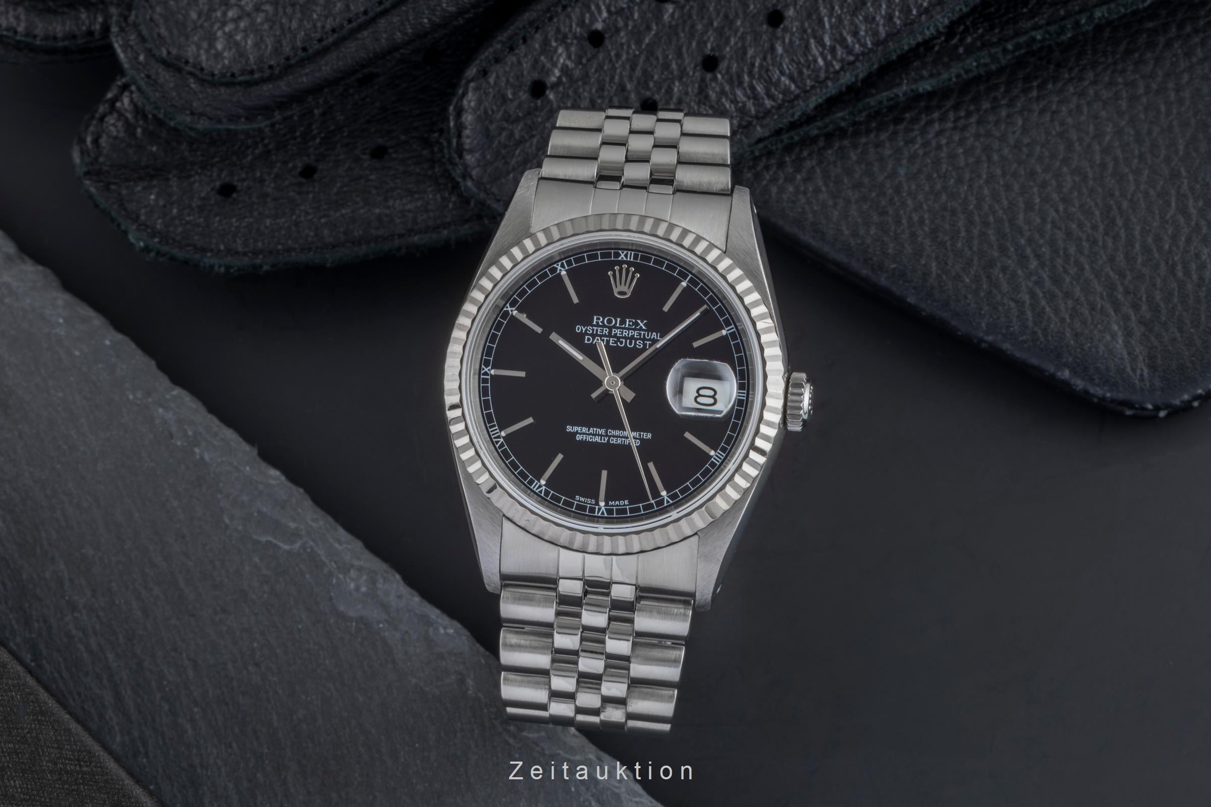 Rolex Datejust acero / oro blanco automático reloj para caballeros 16234  [2506311]