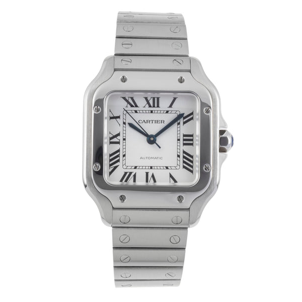 Cartier Santos acero automático reloj para caballeros WSSA0029 LP: 8050EUR  [2506312]