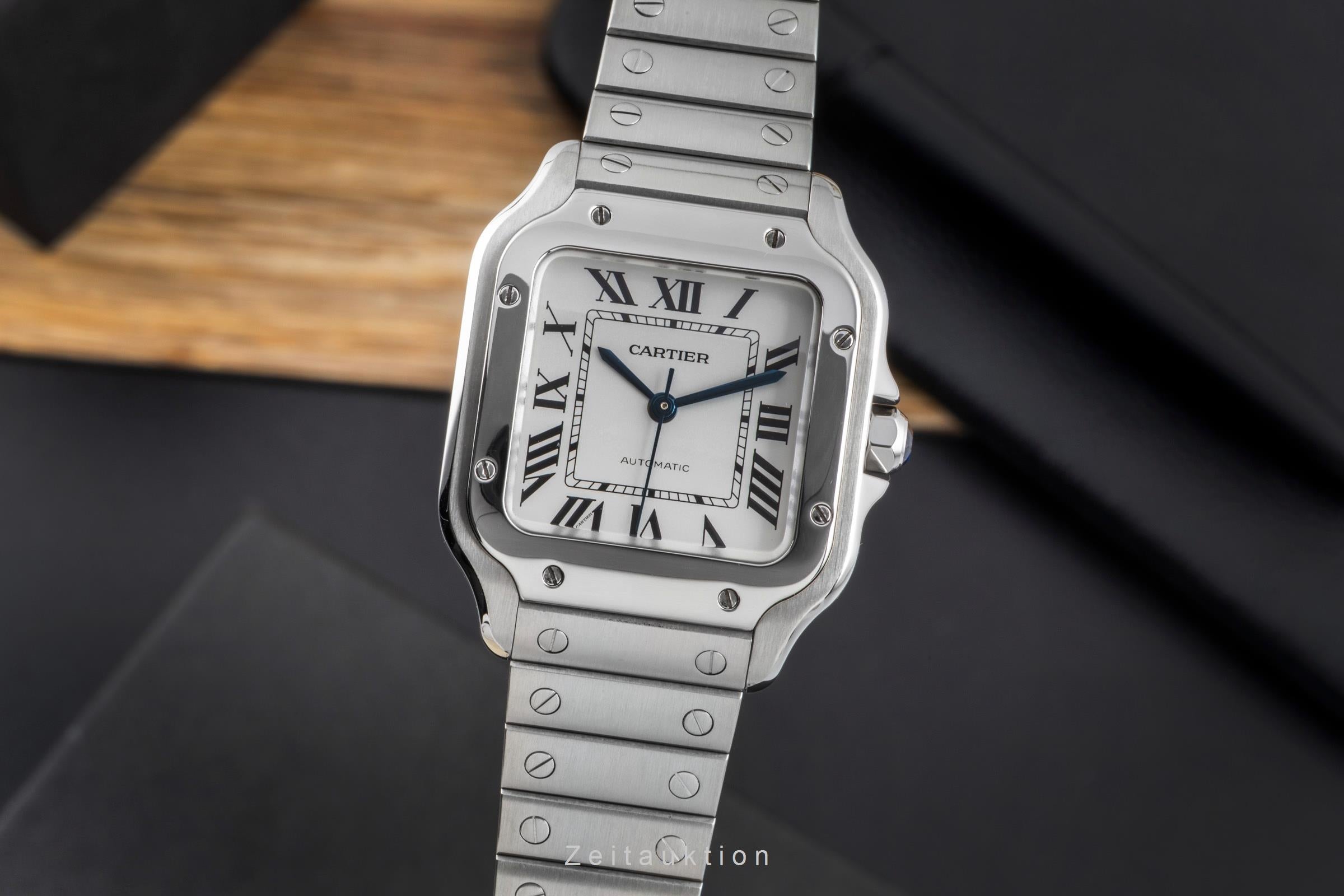 Cartier Santos acier automatique montre pour hommes WSSA0029 LP: 8050EUR  [2506312]