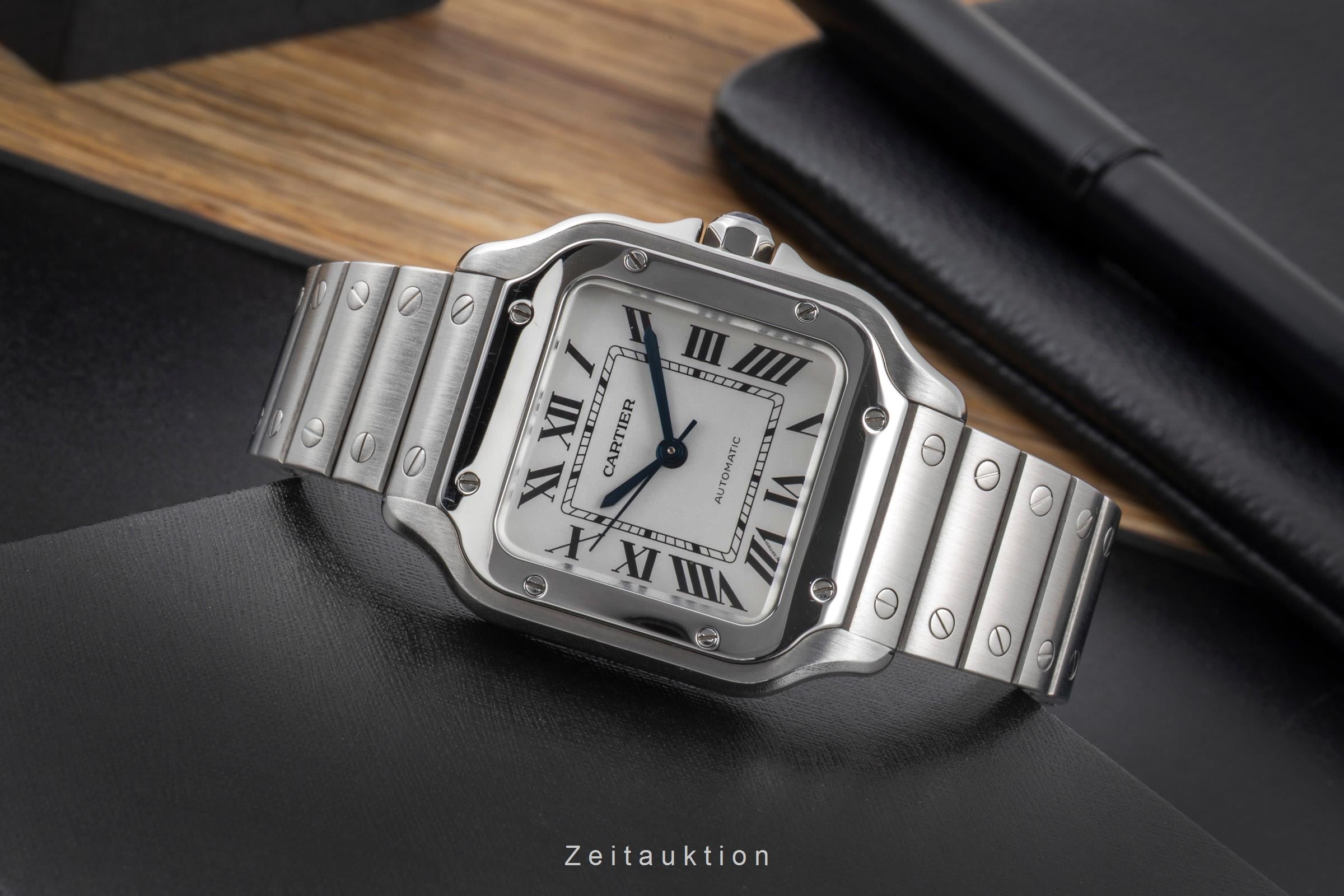 Cartier Santos acero automático reloj para caballeros WSSA0029 LP: 8050EUR  [2506312]