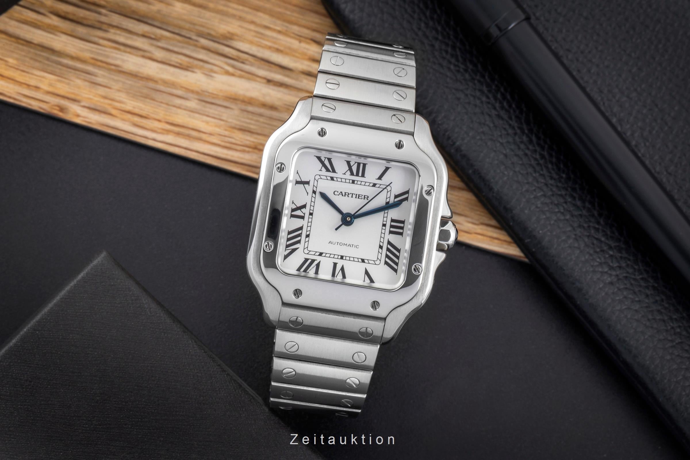 Cartier Santos acero automático reloj para caballeros WSSA0029 LP: 8050EUR  [2506312]