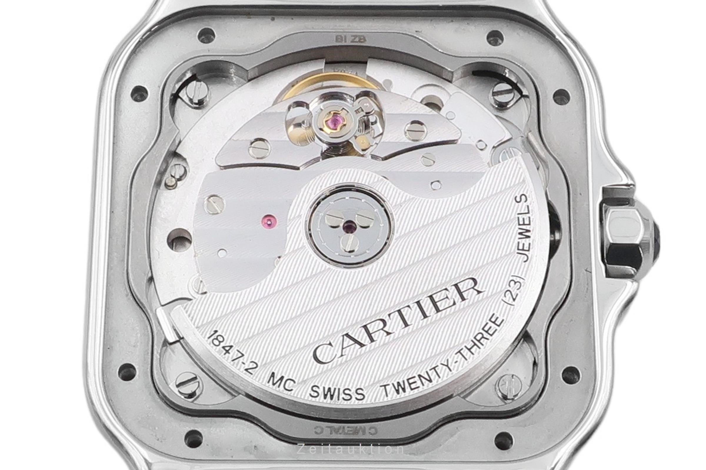Cartier Santos acero automático reloj para caballeros WSSA0029 LP: 8050EUR  [2506312]