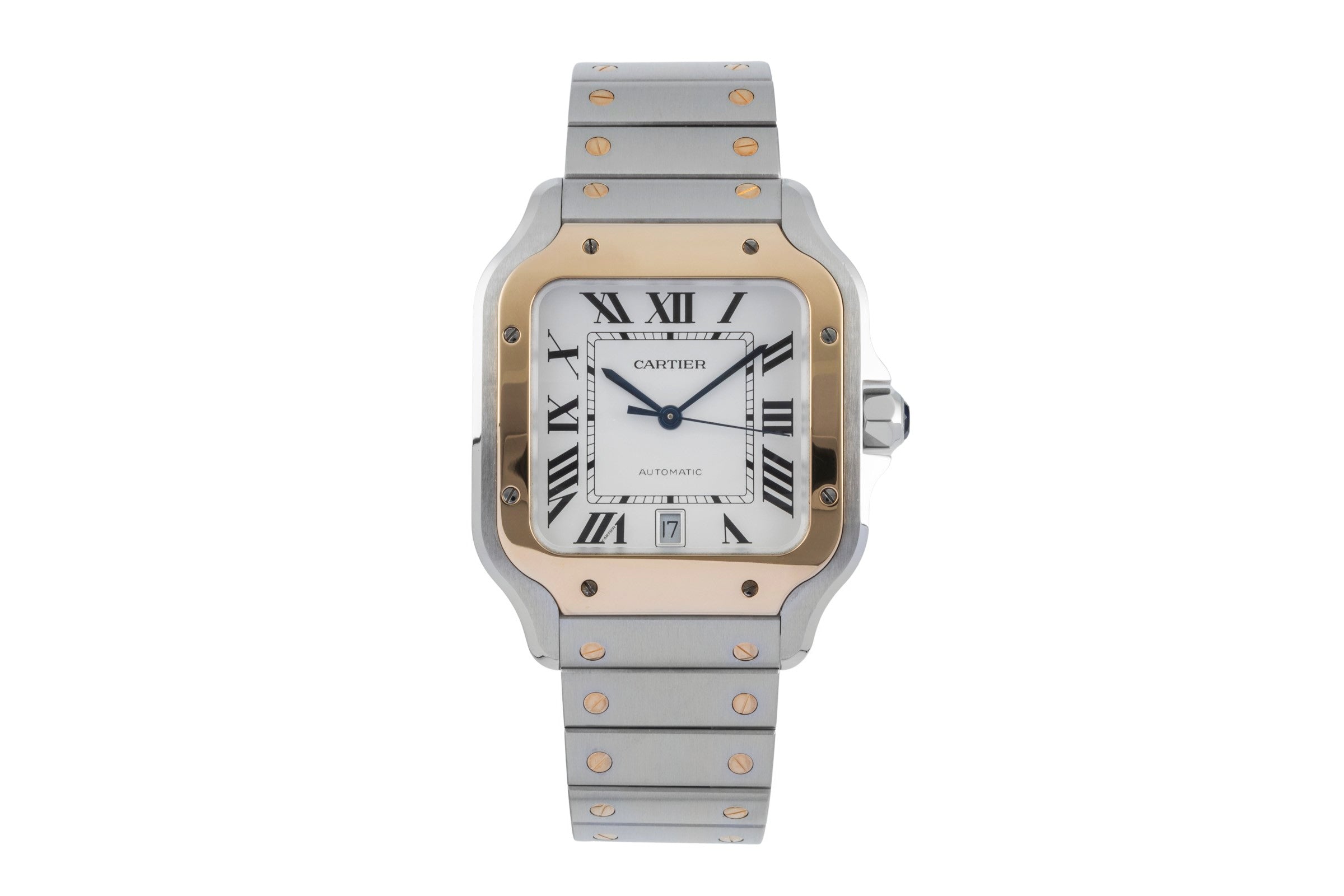 Cartier Santos acero / oro automático reloj para caballeros W2SA0009 LP: 13400EUR  [2506313]
