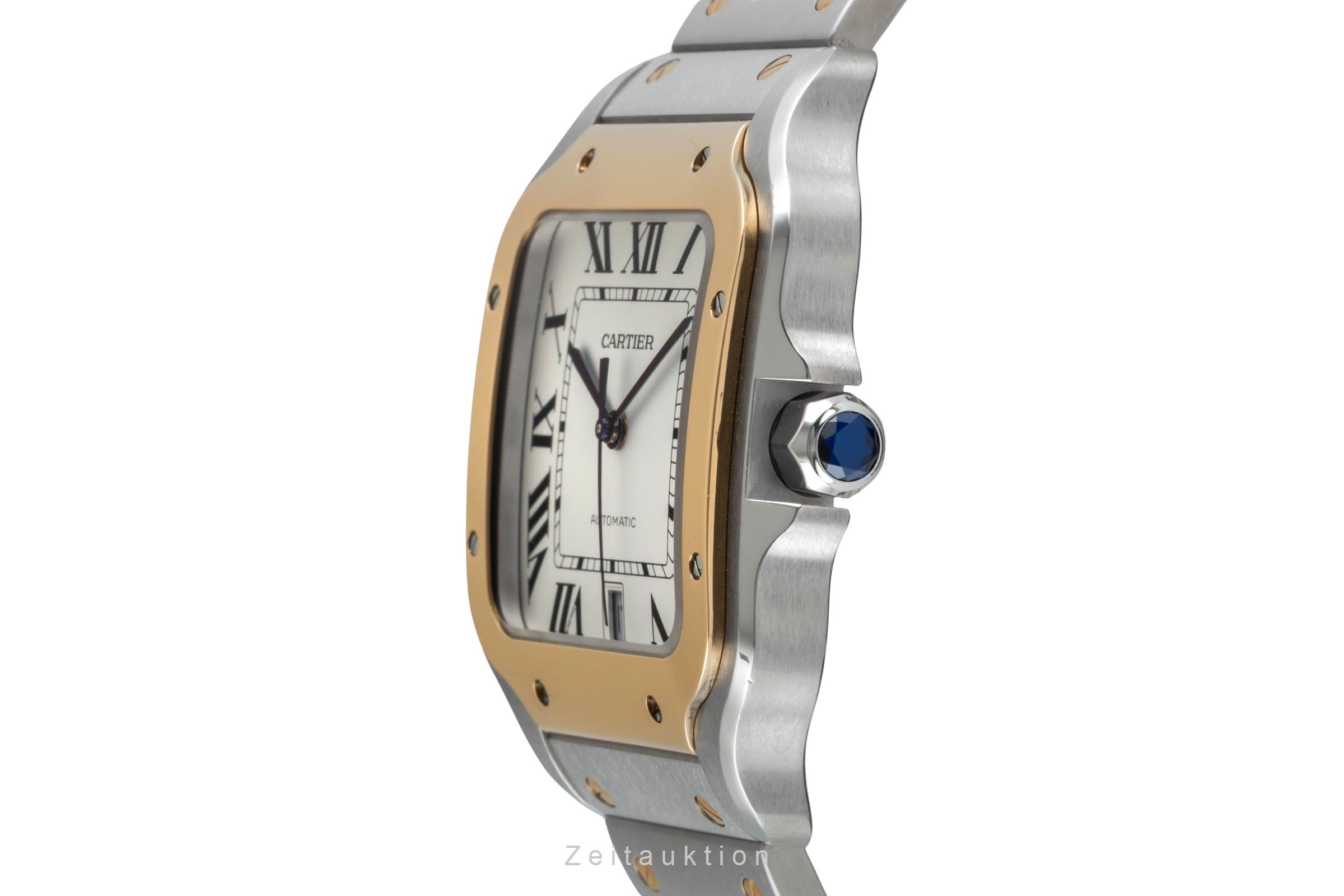 Cartier Santos acciaio / oro automatismo orologio da uomo W2SA0009 LP: 13400EUR  [2506313]