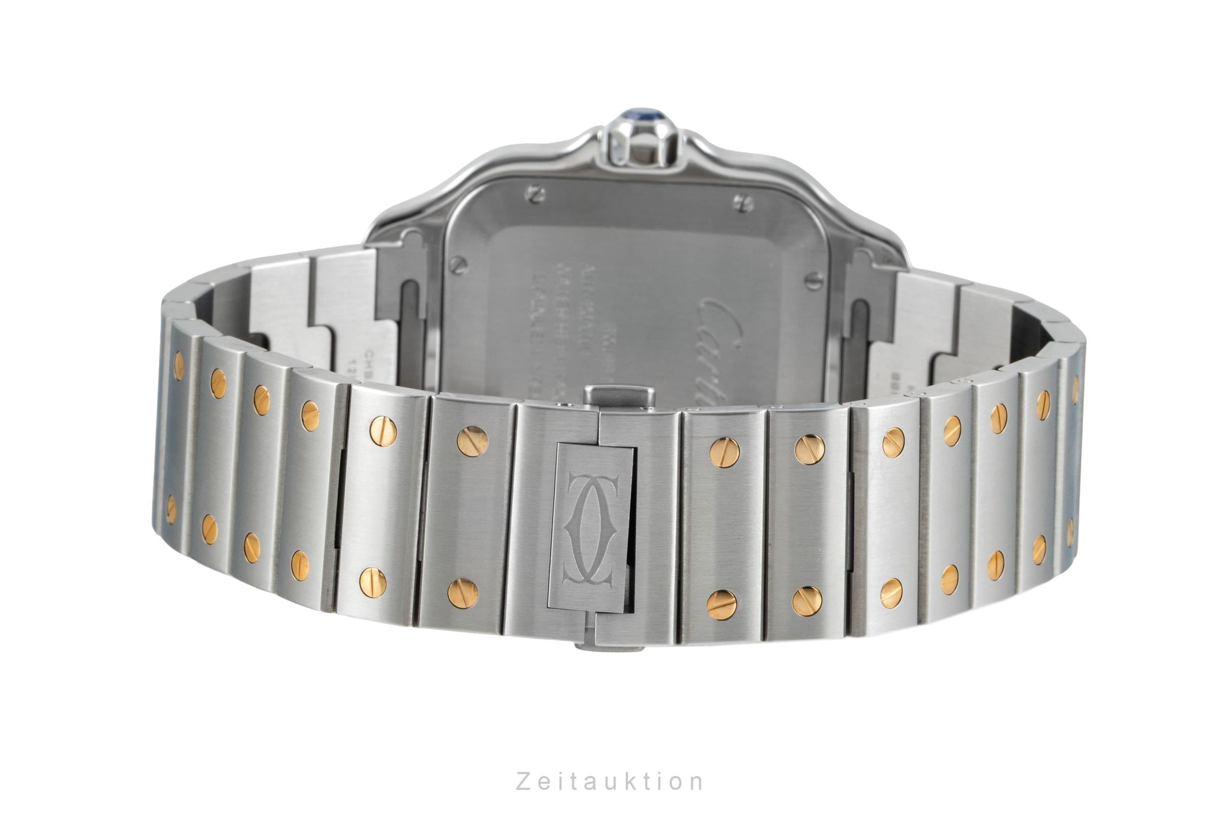 Cartier Santos acciaio / oro automatismo orologio da uomo W2SA0009 LP: 13400EUR  [2506313]