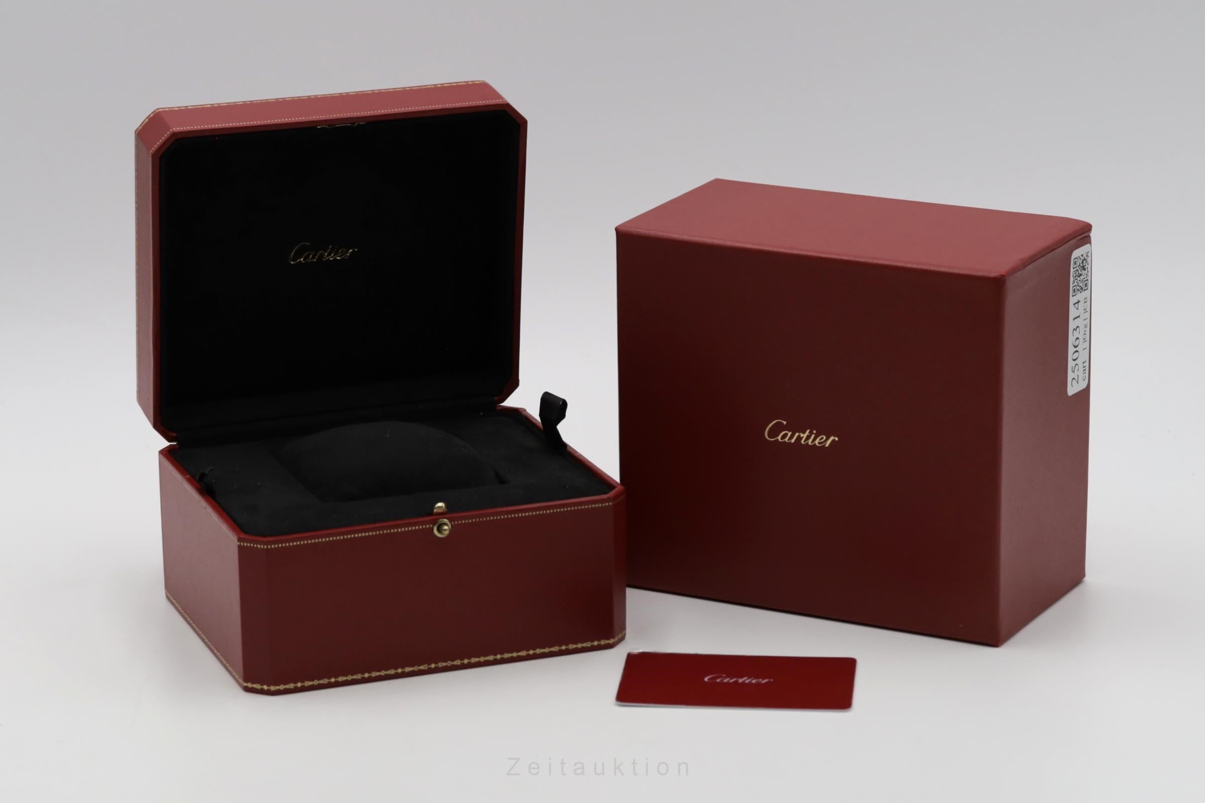 Cartier Santos Dumont Edelstahl Handaufzug Herrenuhr Ref. WSSA0032 B&P 2021 [2506314]