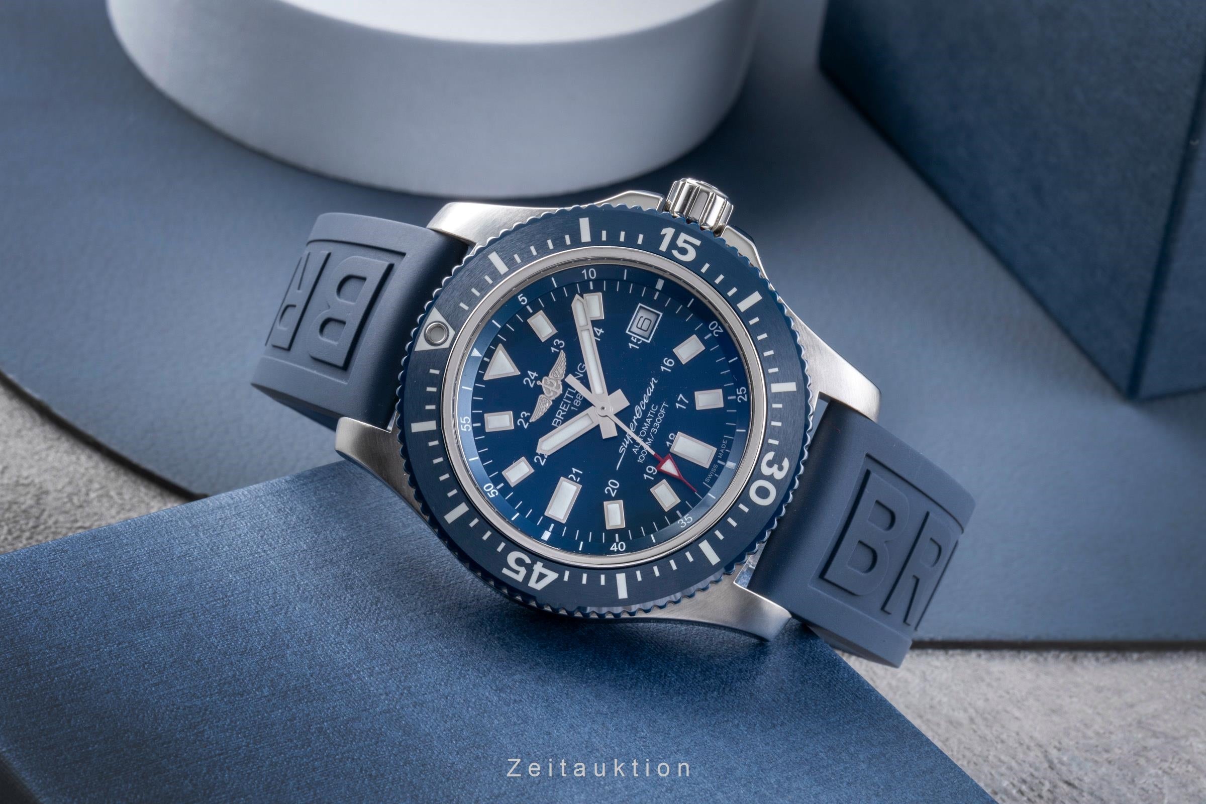 Breitling Superocean ceramic / steel automatic Kal. B17 Ref