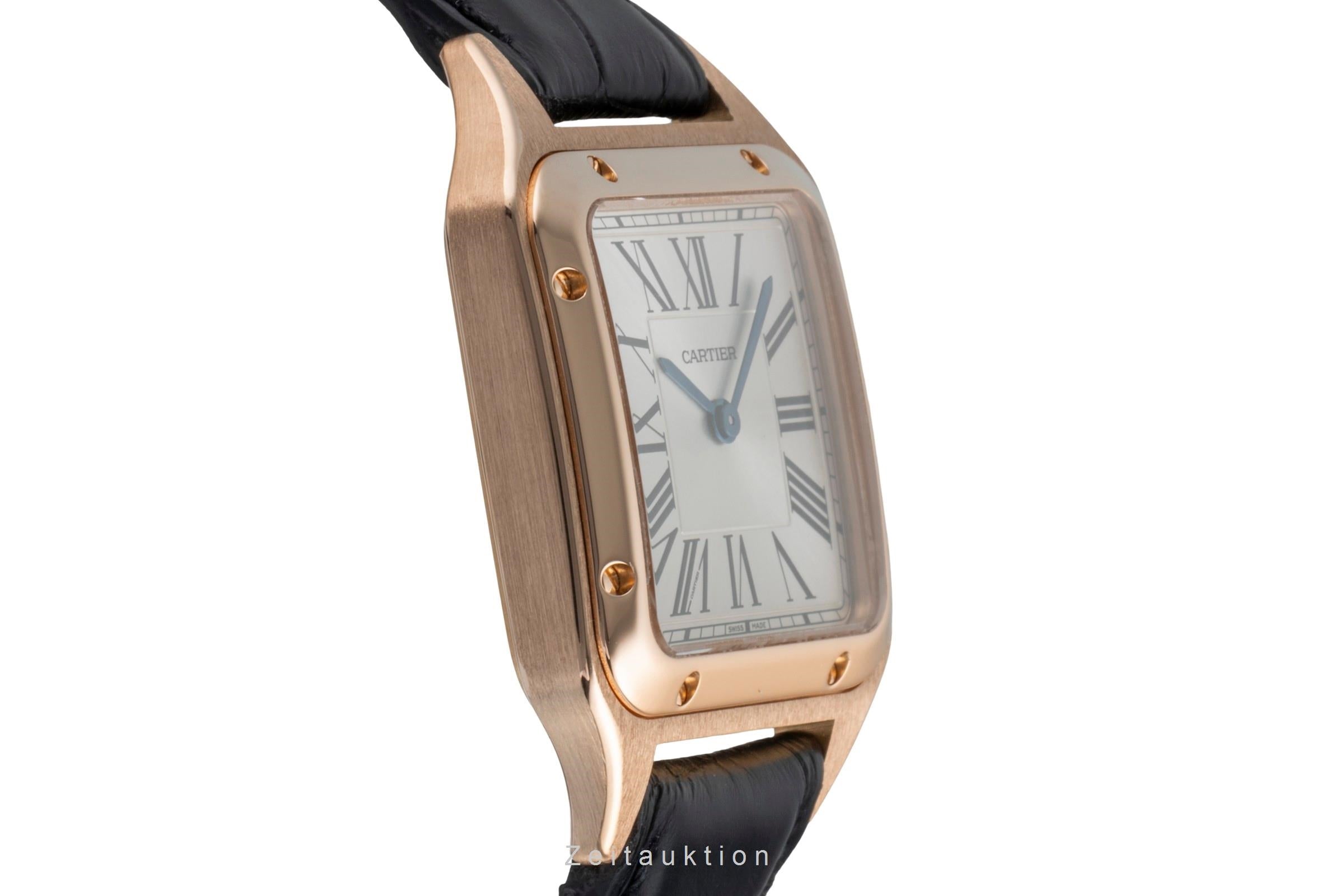 Cartier Santos Dumont or rouge 18 ct quartz montre pour femmes WGSA0022 LP: 12500EUR  [2506316]