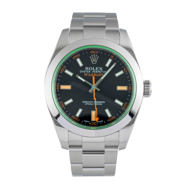 Rolex Milgauss Black Dial Edelstahl Automatik Herrenuhr Ref. 116400GV  [2506318]