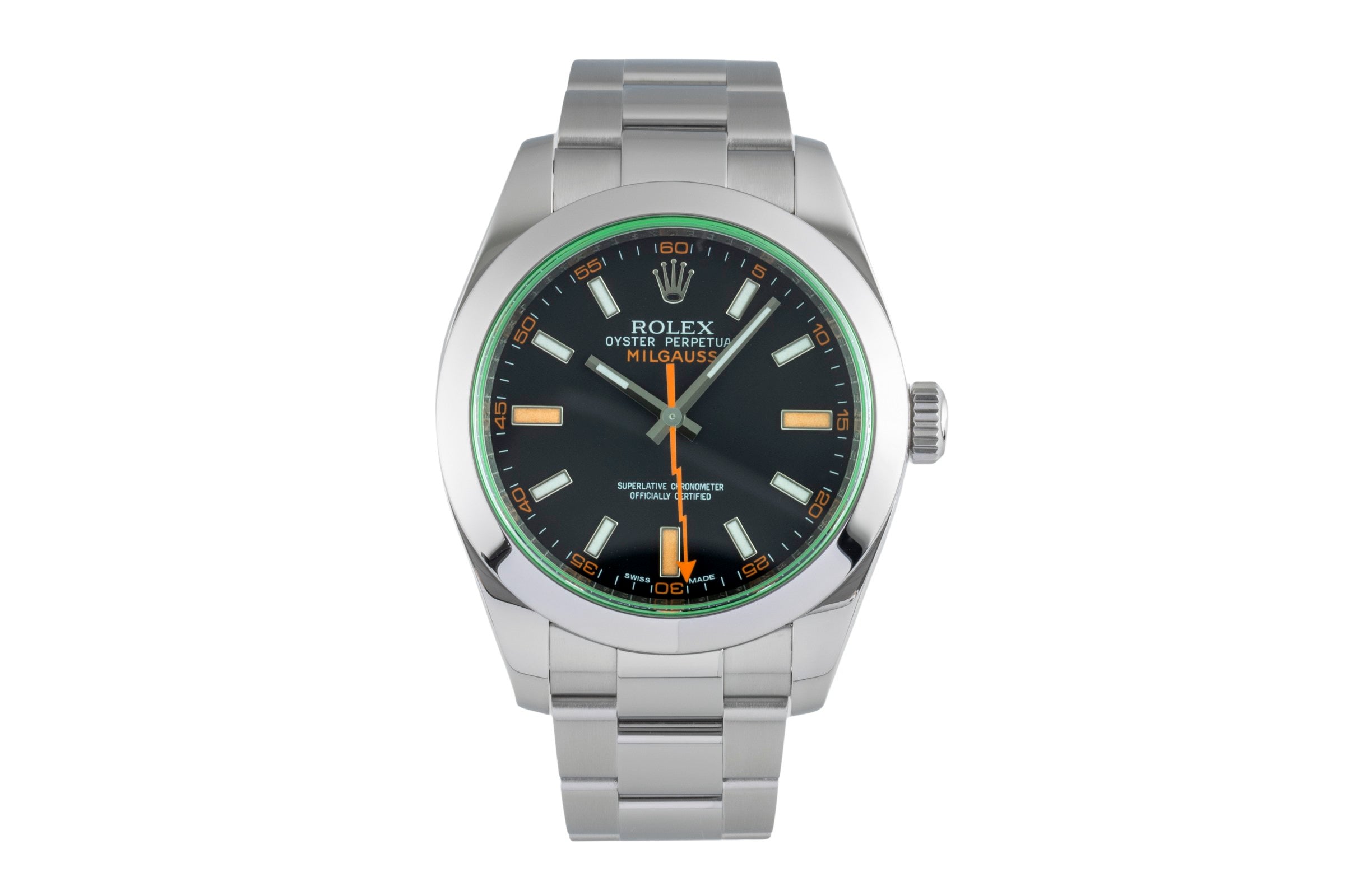 Rolex Milgauss Black Dial Edelstahl Automatik Herrenuhr Ref. 116400GV  [2506318]