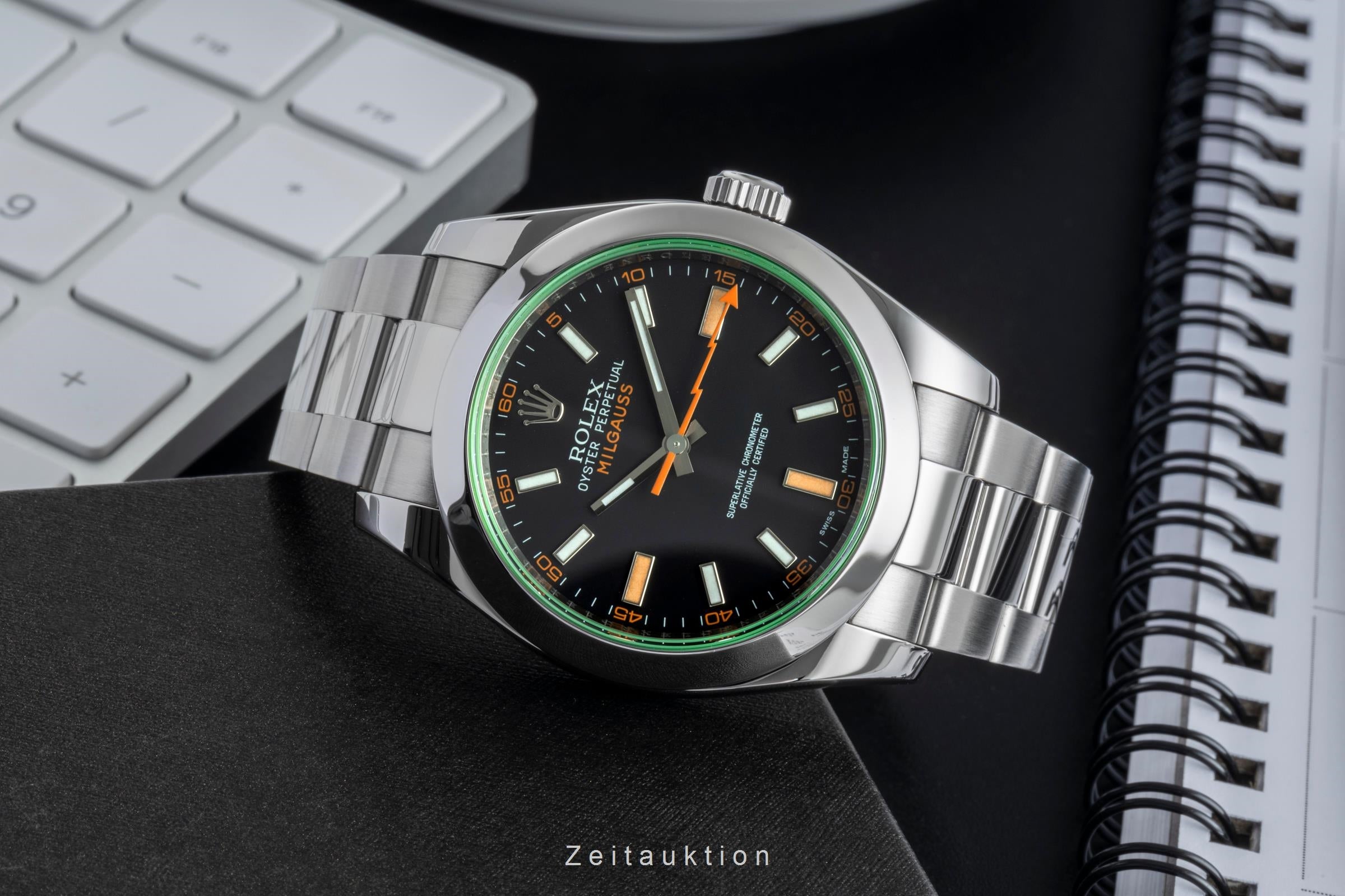 Rolex Milgauss Black Dial Edelstahl Automatik Herrenuhr Ref. 116400GV  [2506318]