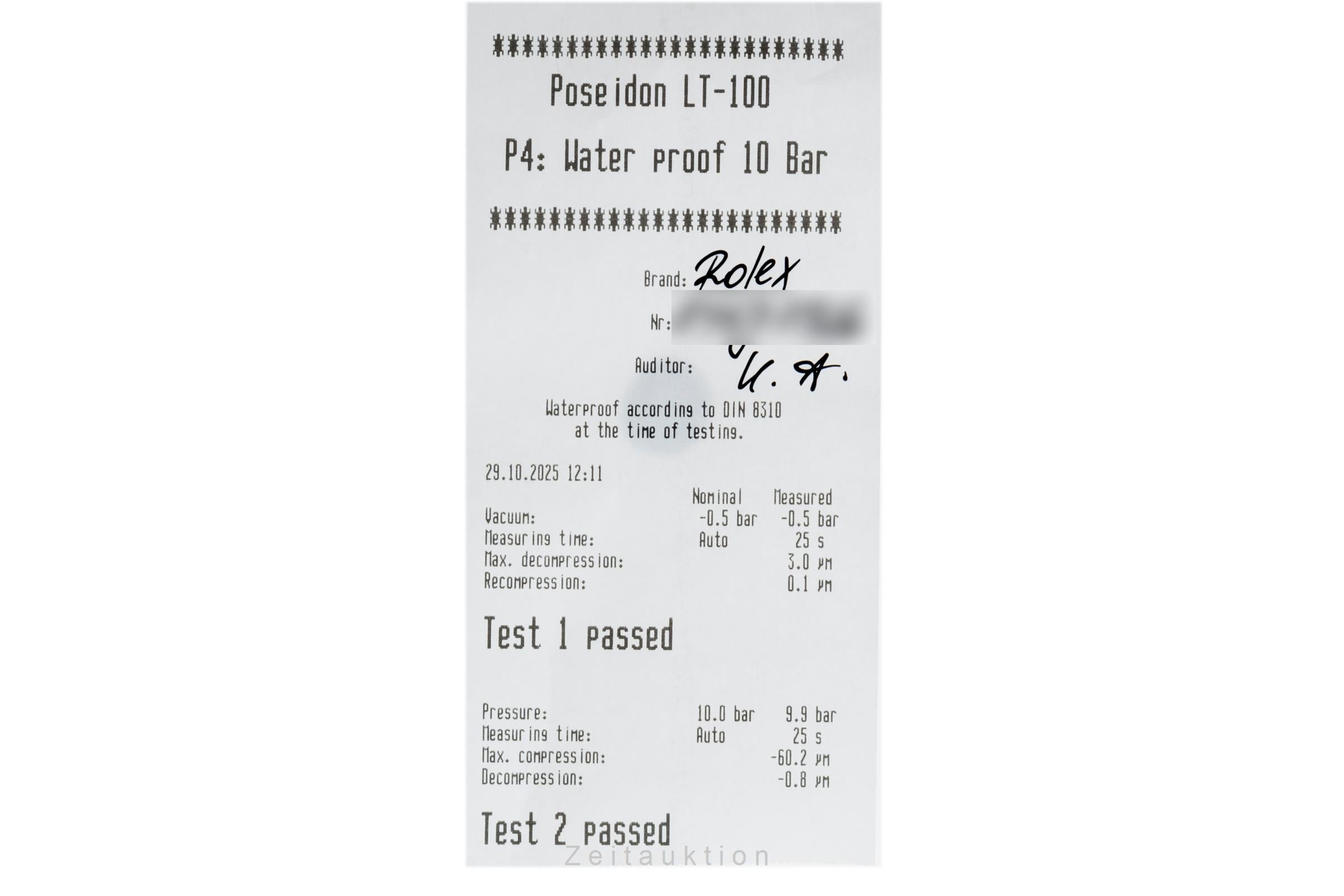 Rolex Milgauss Black Dial Edelstahl Automatik Herrenuhr Ref. 116400GV  [2506318]