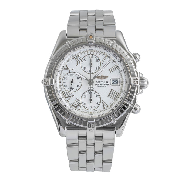 Breitling Crosswind chronographe acier automatique montre pour hommes A13055 LP: 8100EUR  [2506319]