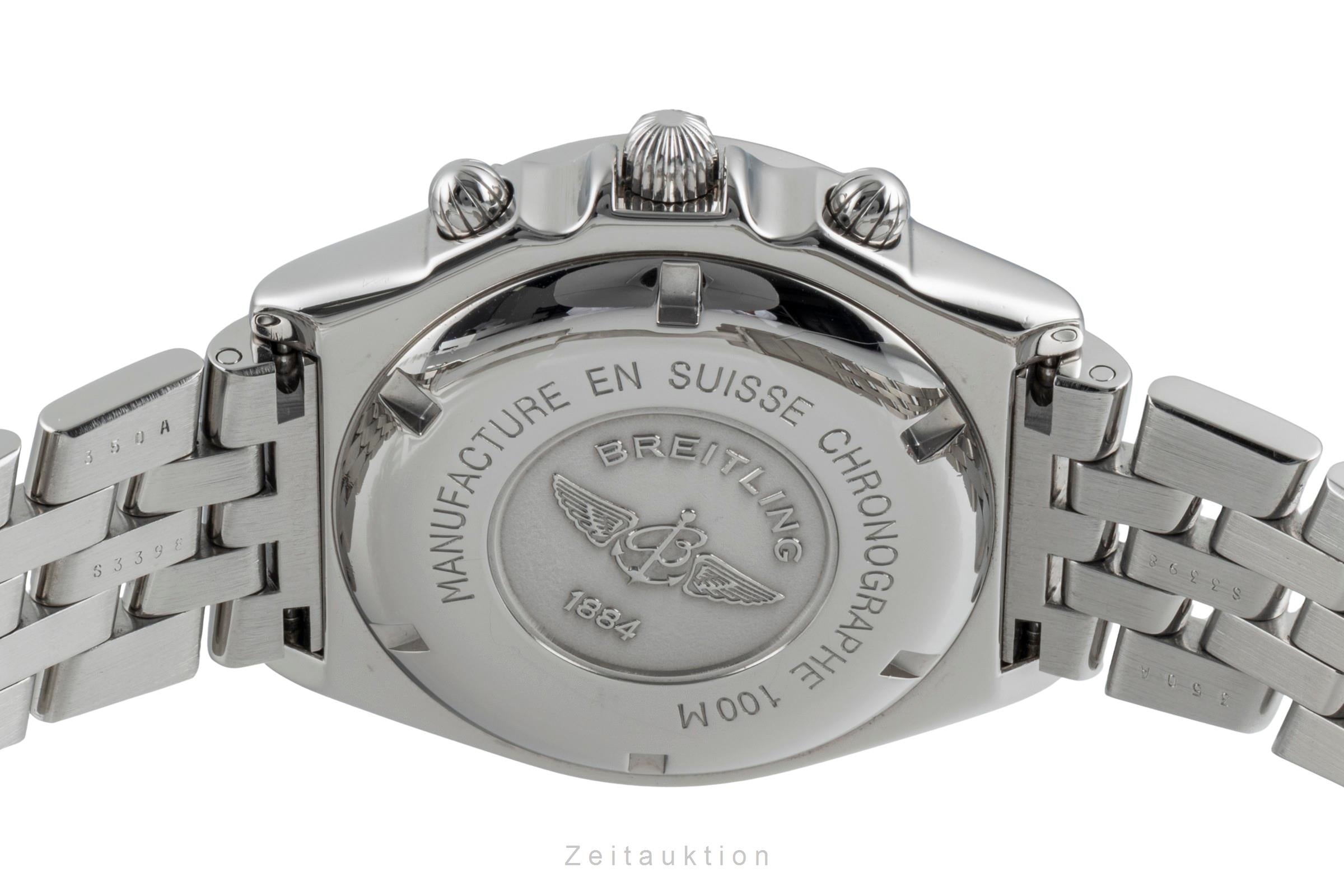 Breitling Crosswind chronographe acier automatique montre pour hommes A13055 LP: 8100EUR  [2506319]