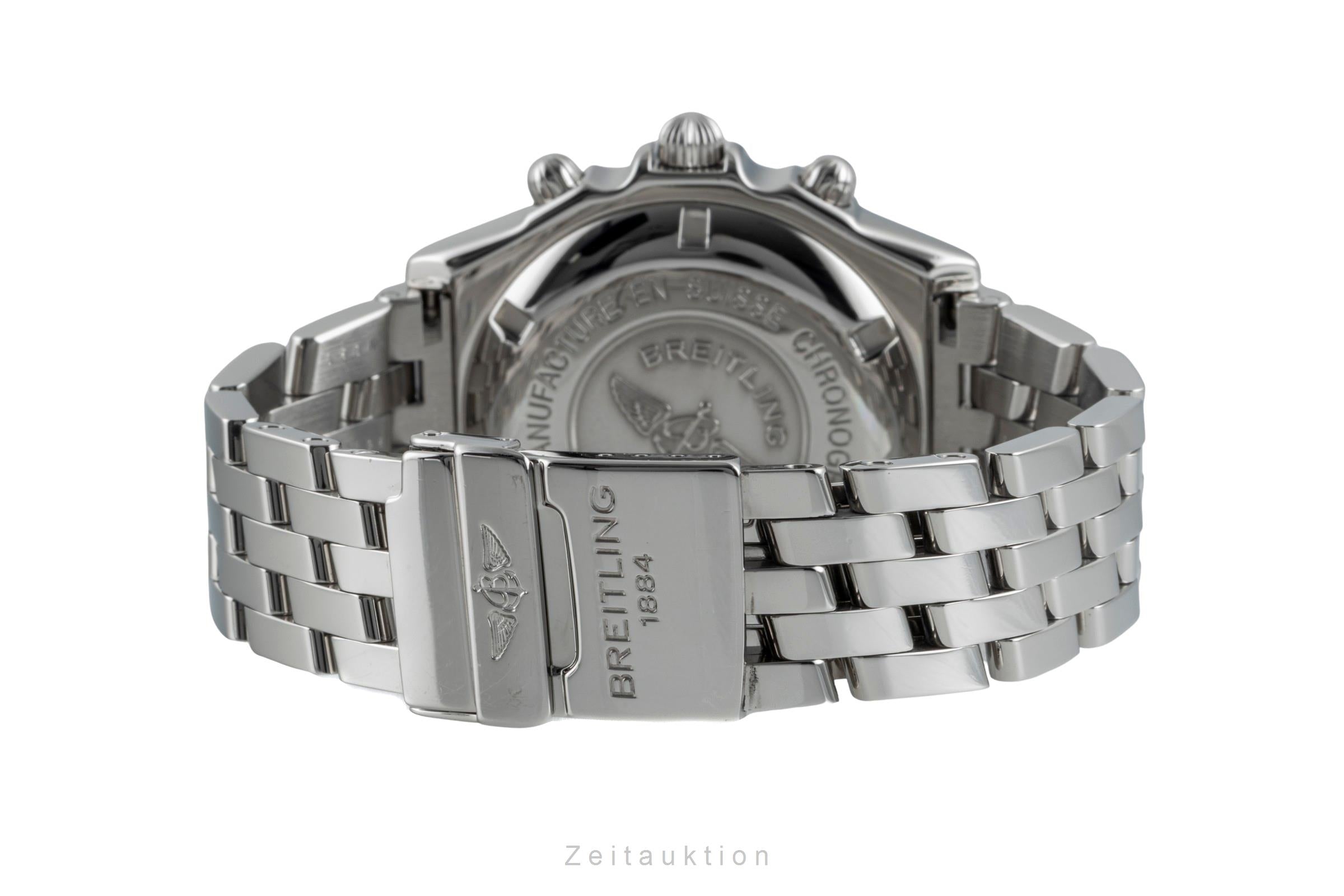 Breitling Crosswind chronographe acier automatique montre pour hommes A13055 LP: 8100EUR  [2506319]