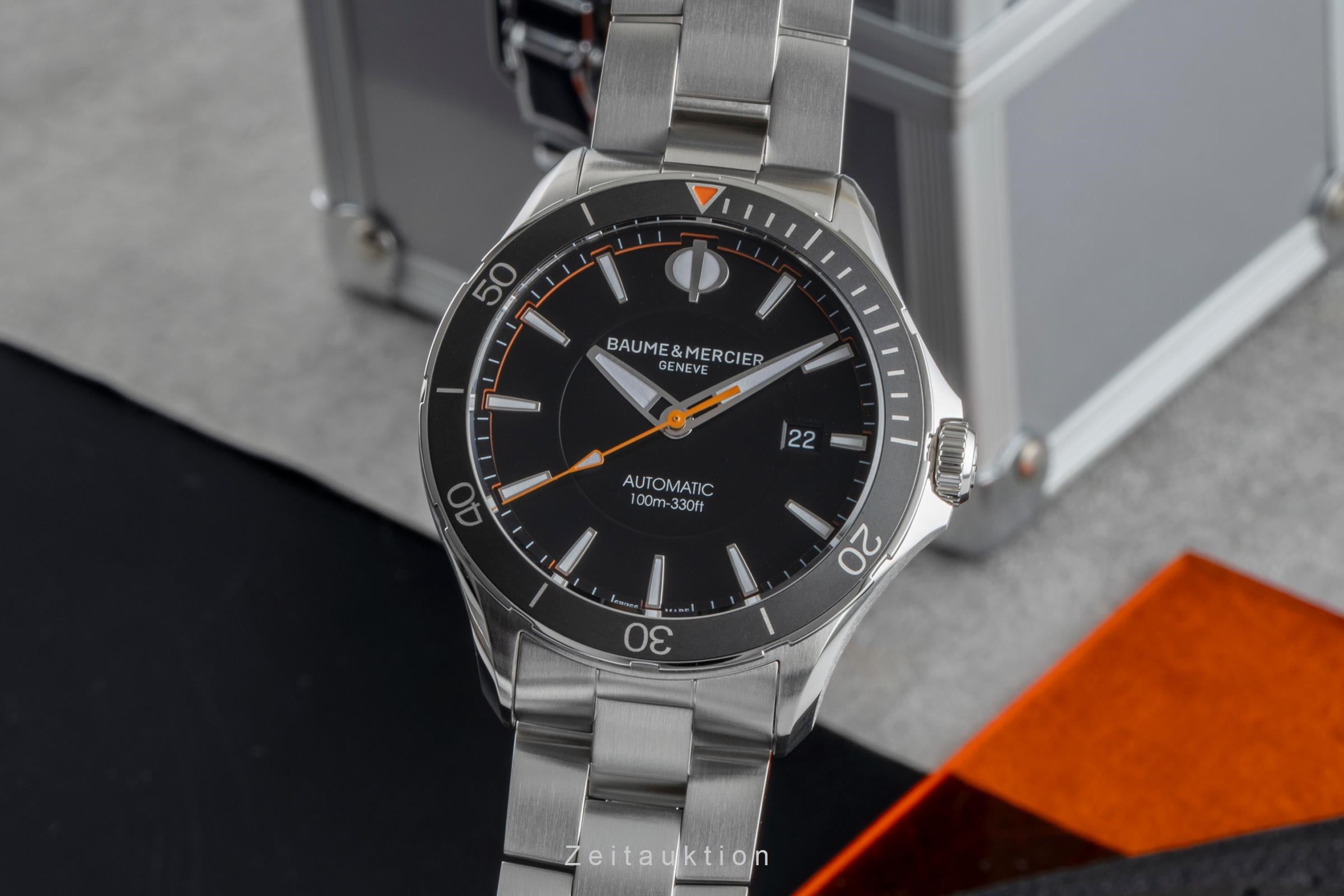 Baume & Mercier Clifton Stahl Automatik Herrenuhr Ref. M0A10340 65827 B&P 2024 [2506325]